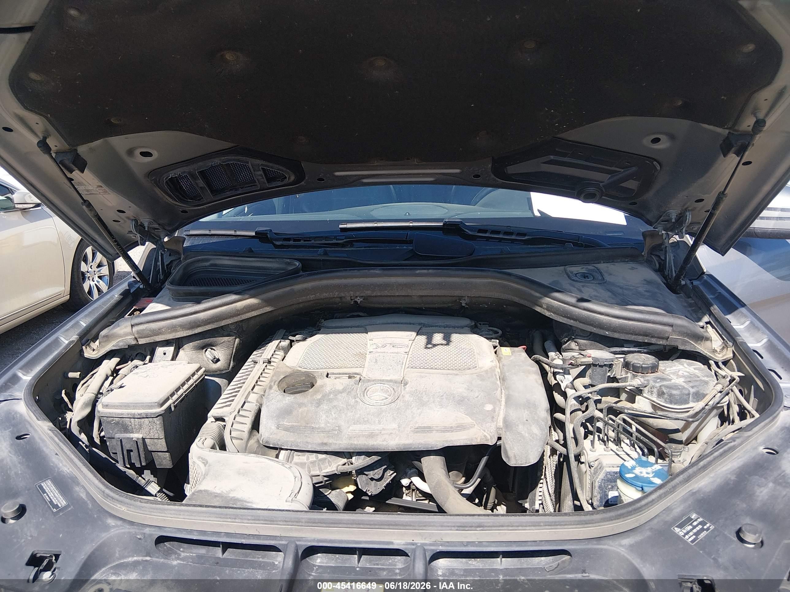 2012 Mercedes-benz Ml 350 4matic Gray vin: 4JGDA5HB1CA018003