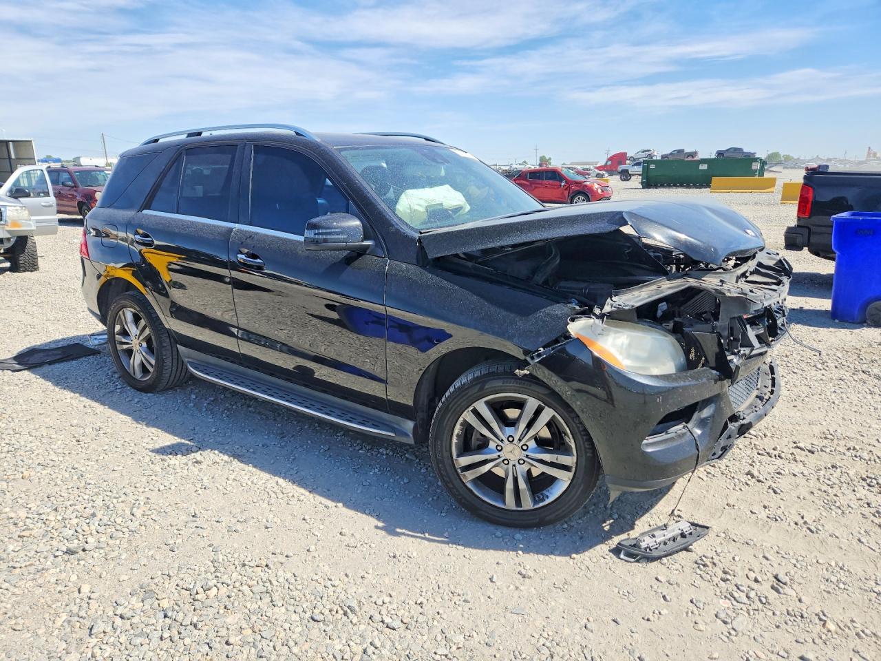 2012 Mercedes-benz Ml 350 4matic Black vin: 4JGDA5HB1CA019832