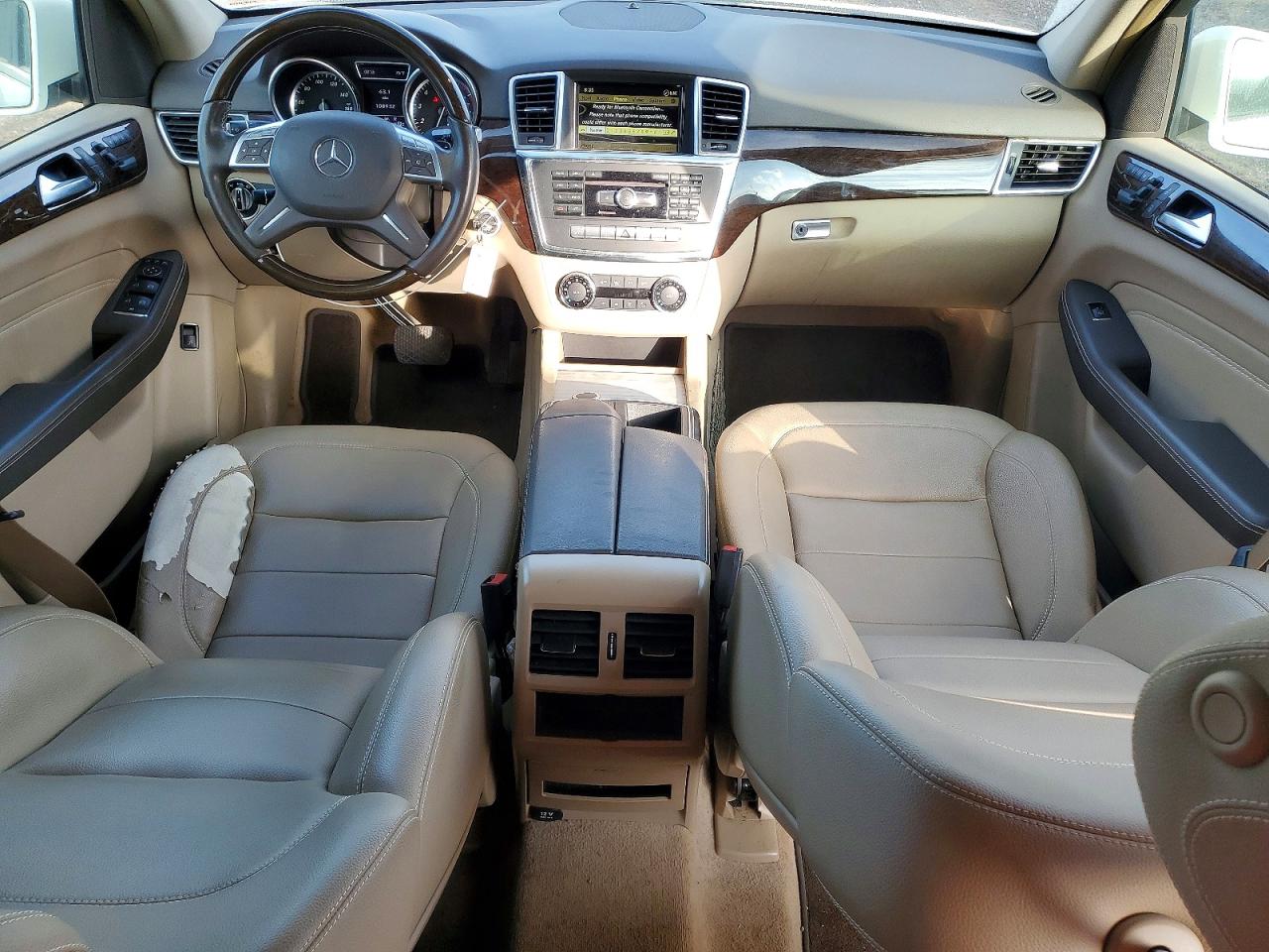 2012 Mercedes-benz Ml 350 4matic Белый vin: 4JGDA5HB1CA022391