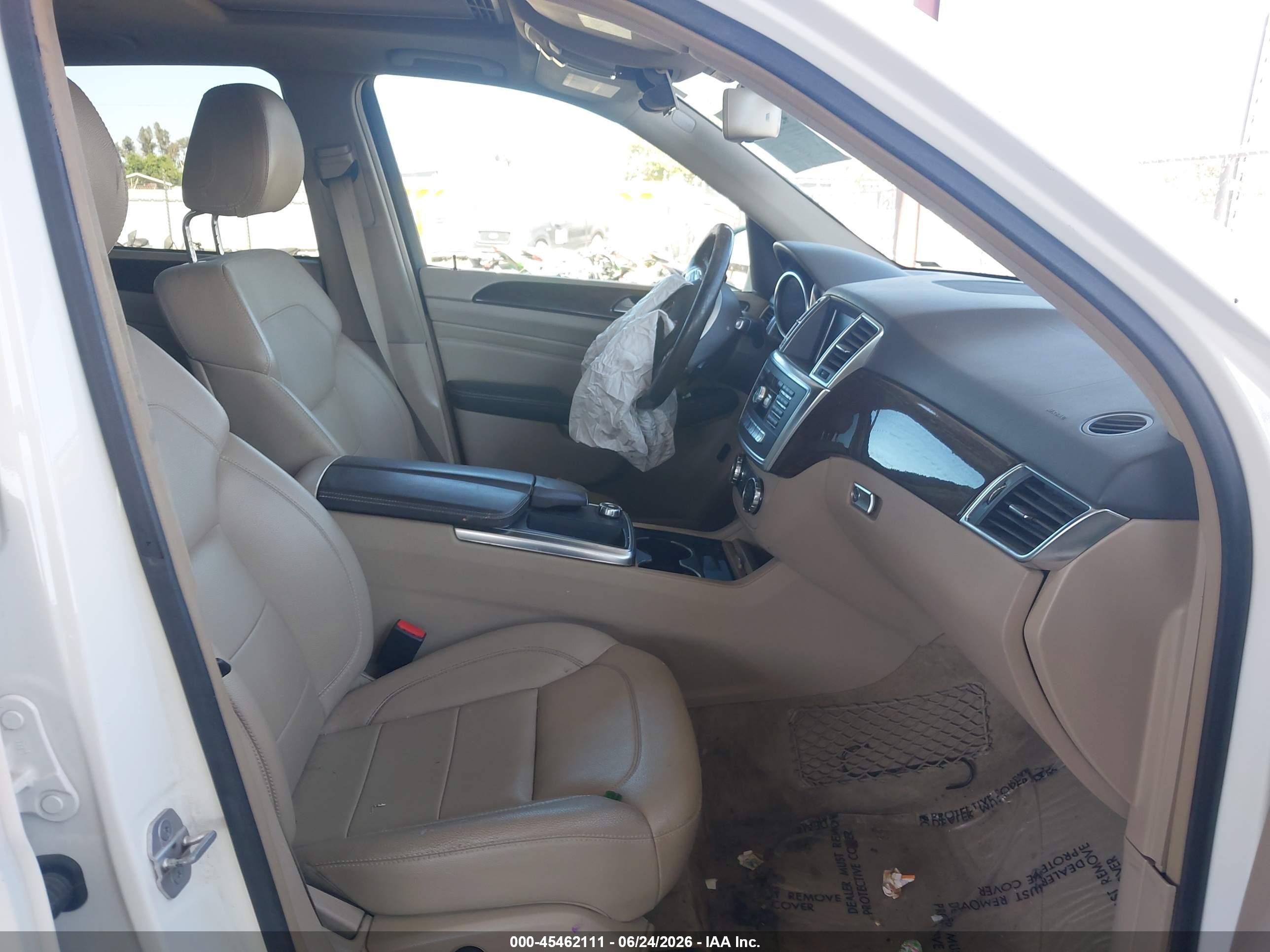 2012 Mercedes-benz Ml 350 4matic White vin: 4JGDA5HB1CA054404