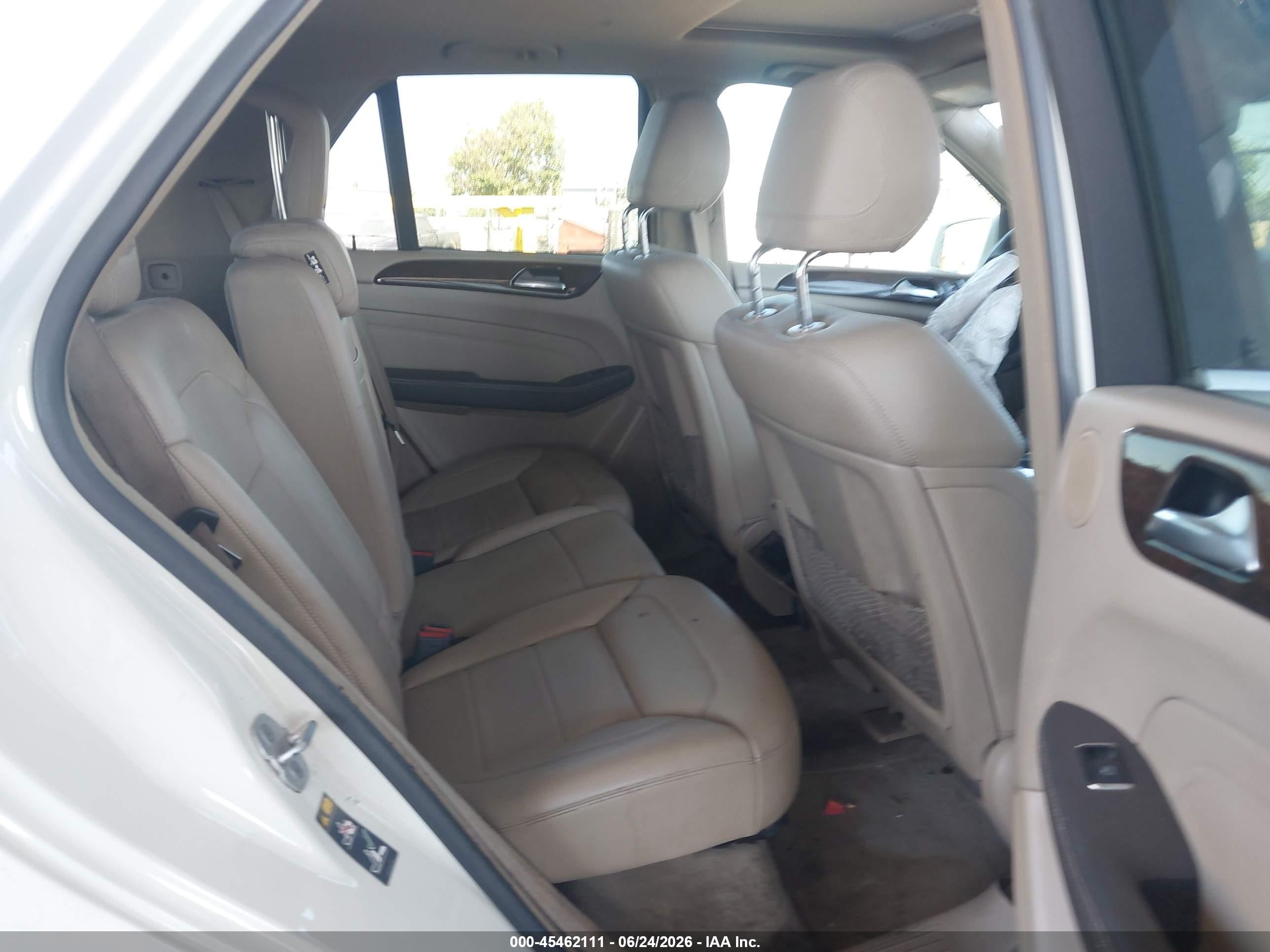 2012 Mercedes-benz Ml 350 4matic White vin: 4JGDA5HB1CA054404