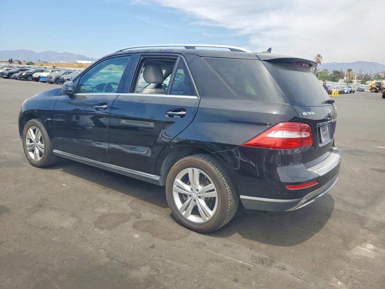 2012 Mercedes-benz Ml 350 4matic Black vin: 4JGDA5HB1CA089864