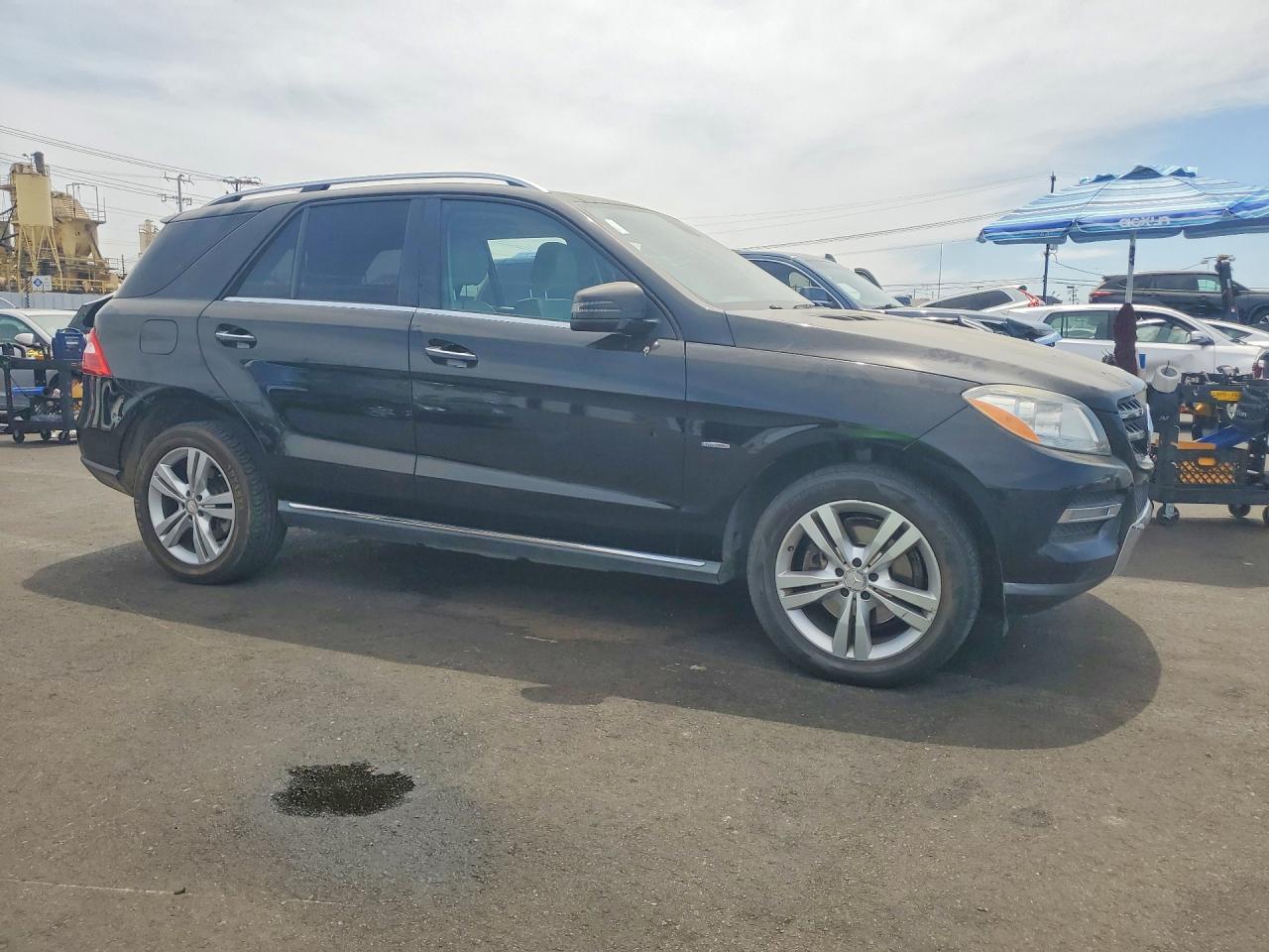 2012 Mercedes-benz Ml 350 4matic Black vin: 4JGDA5HB1CA089864