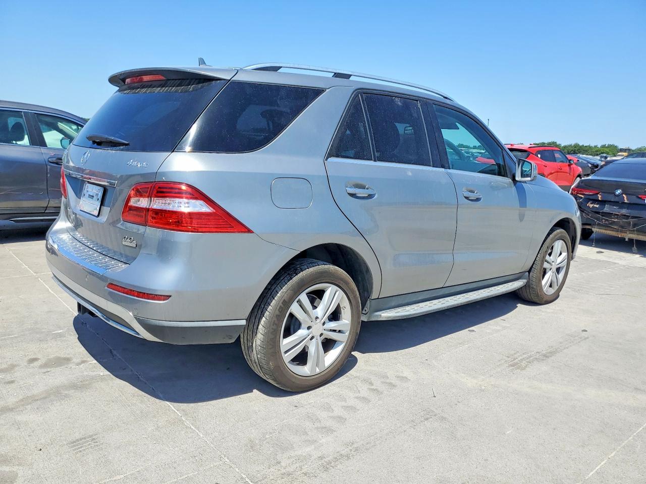 2013 Mercedes-benz Ml 350 4matic Silver vin: 4JGDA5HB1DA100413
