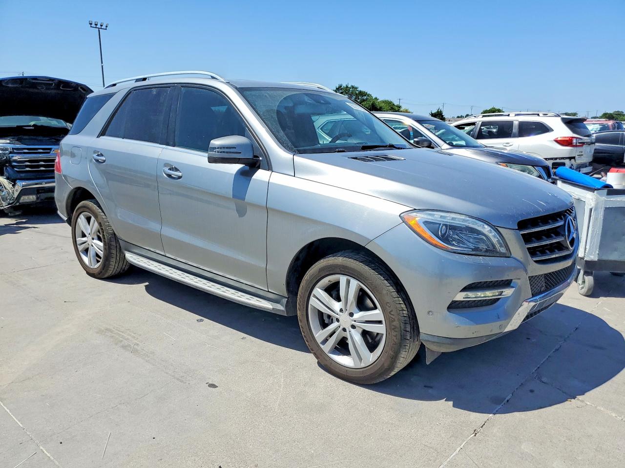 2013 Mercedes-benz Ml 350 4matic Silver vin: 4JGDA5HB1DA100413