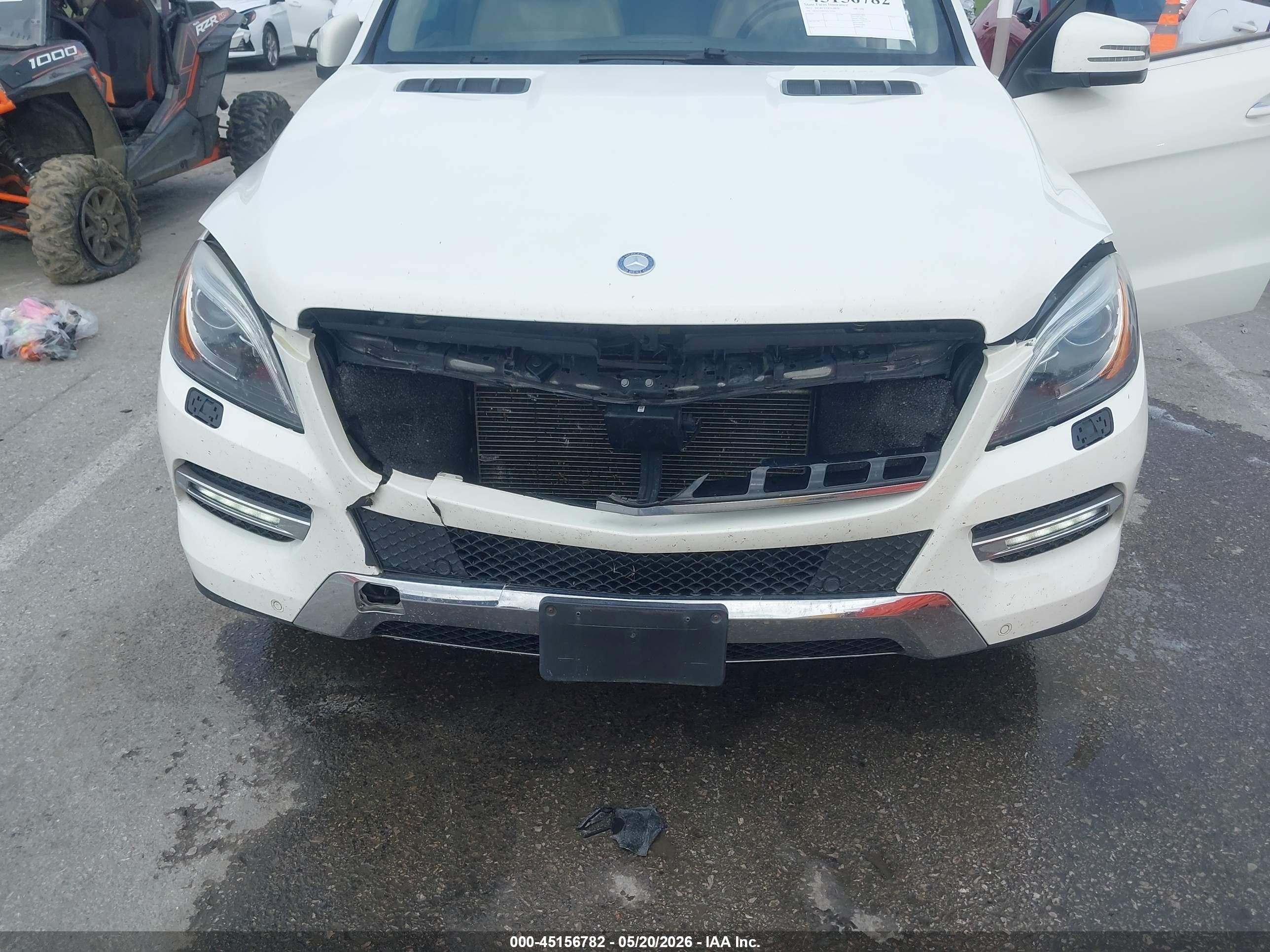 2013 Mercedes-benz Ml 350 4matic Белый vin: 4JGDA5HB1DA125456