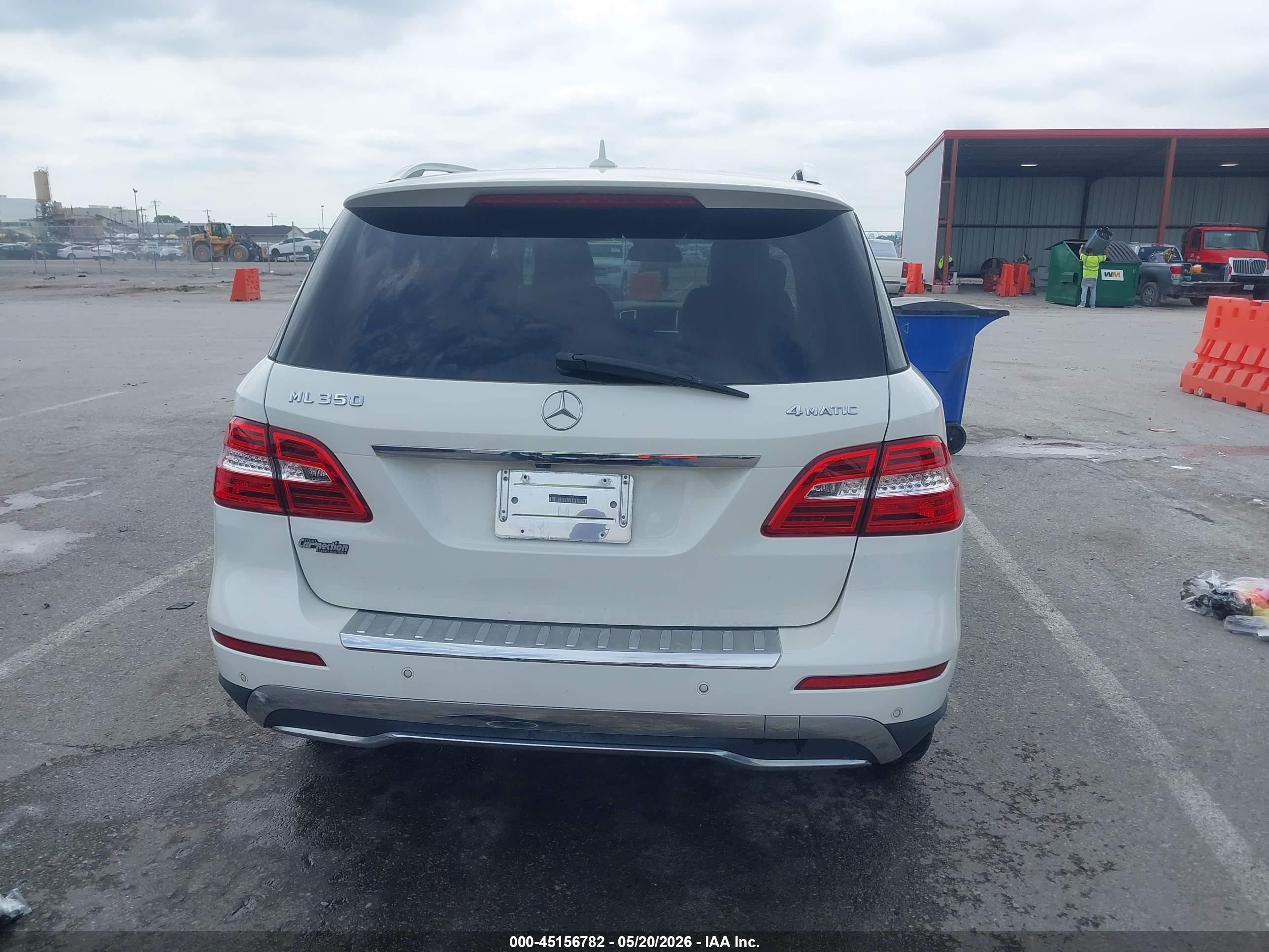 2013 Mercedes-benz Ml 350 4matic Белый vin: 4JGDA5HB1DA125456