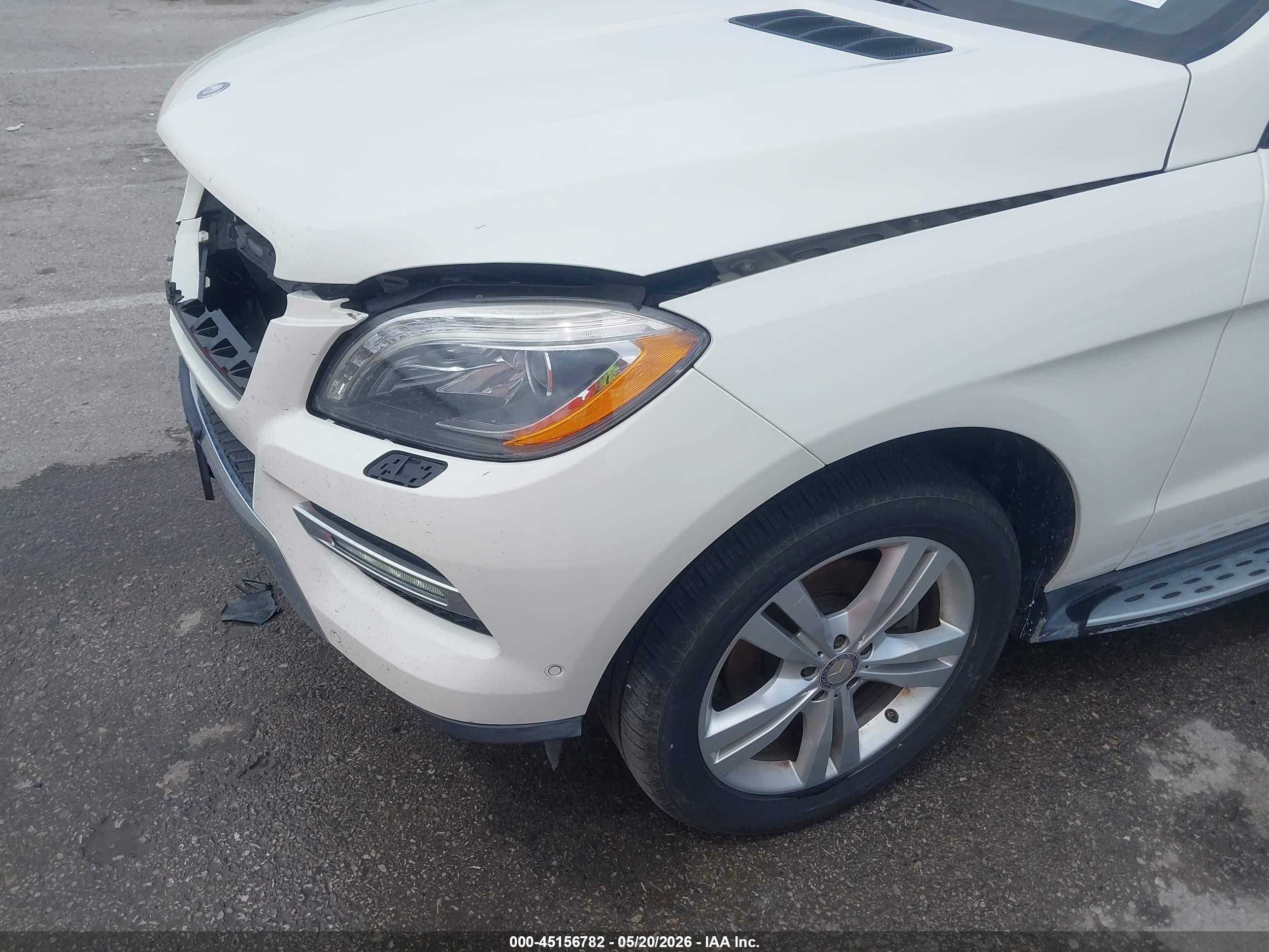 2013 Mercedes-benz Ml 350 4matic Белый vin: 4JGDA5HB1DA125456