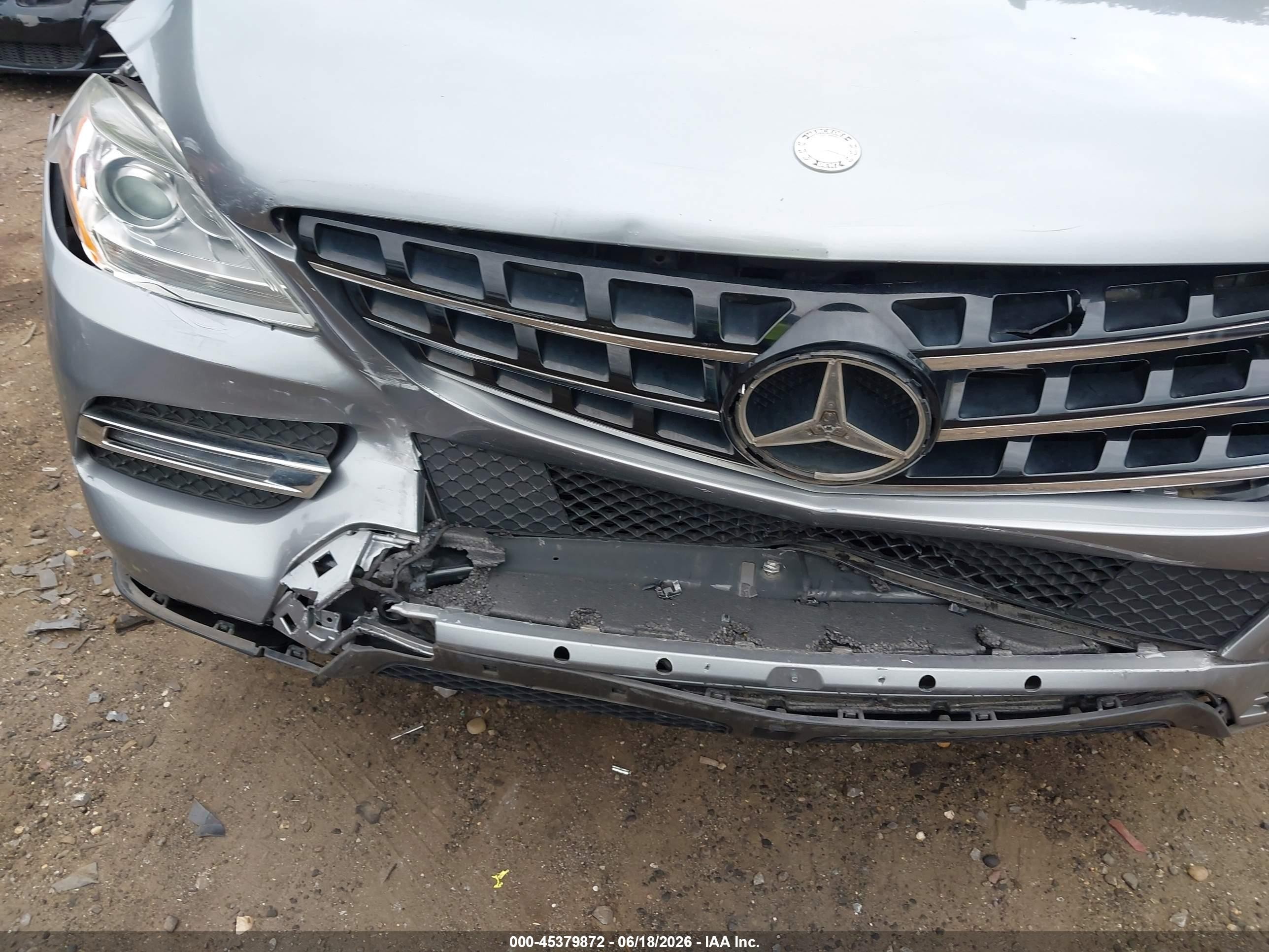 2013 Mercedes-benz Ml 350 4matic Серый vin: 4JGDA5HB1DA147716