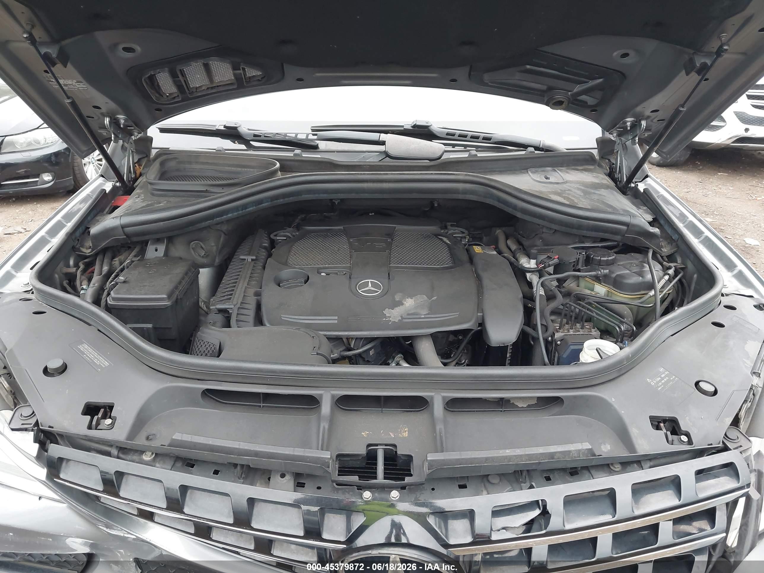 2013 Mercedes-benz Ml 350 4matic Серый vin: 4JGDA5HB1DA147716