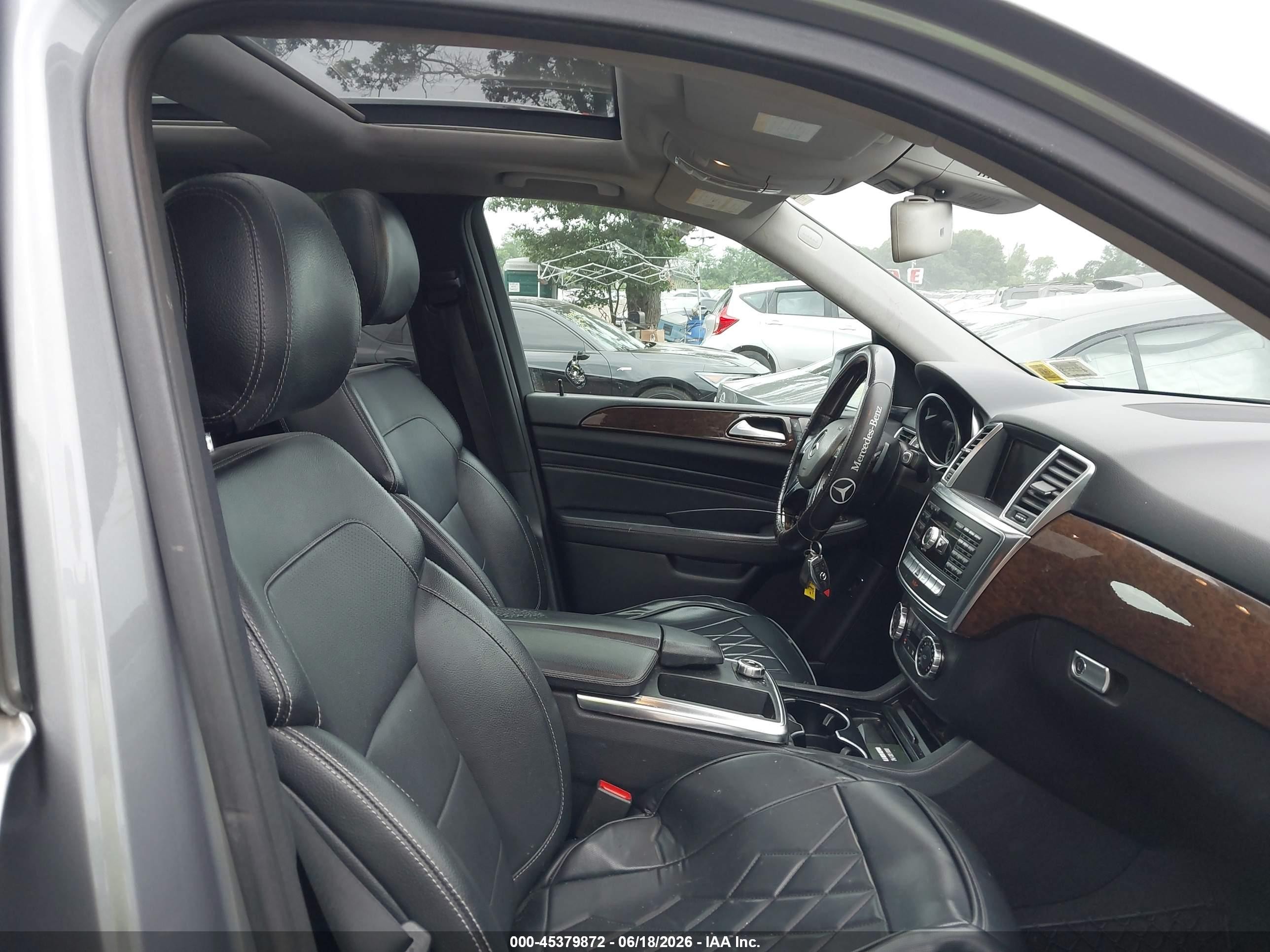 2013 Mercedes-benz Ml 350 4matic Серый vin: 4JGDA5HB1DA147716