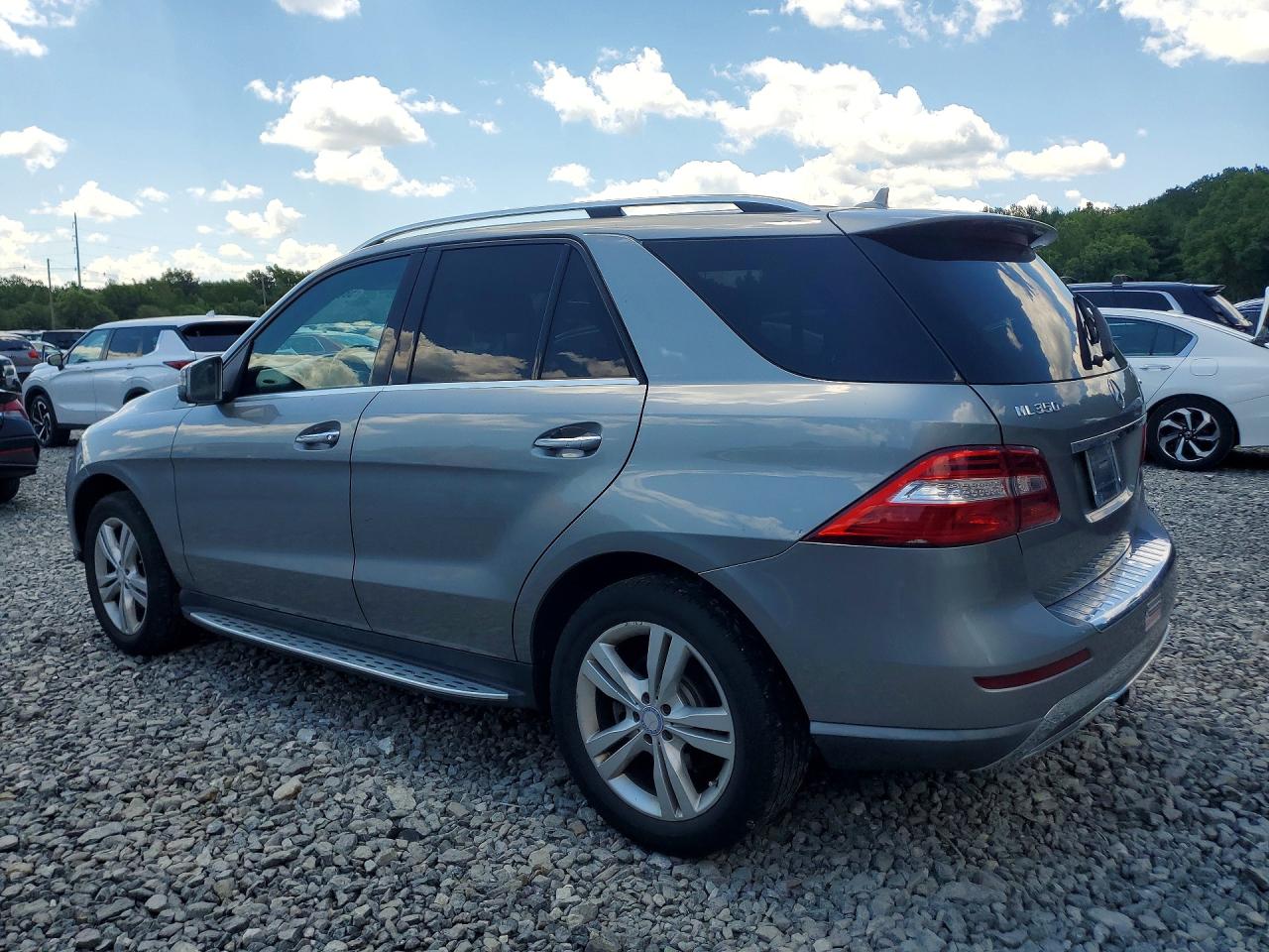 2013 Mercedes-benz Ml 350 4matic Silver vin: 4JGDA5HB1DA154522