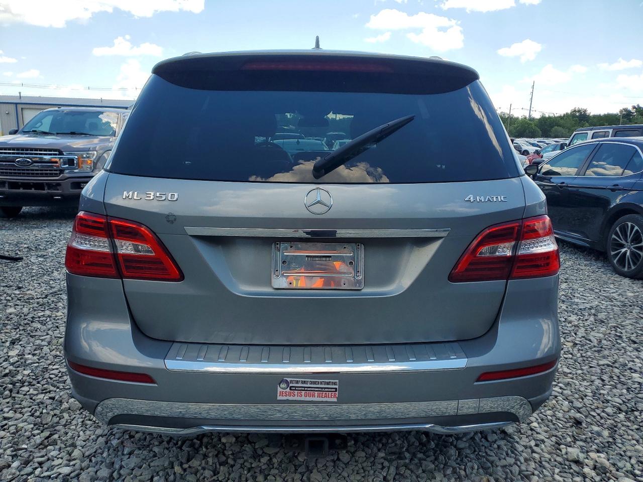 2013 Mercedes-benz Ml 350 4matic Silver vin: 4JGDA5HB1DA154522