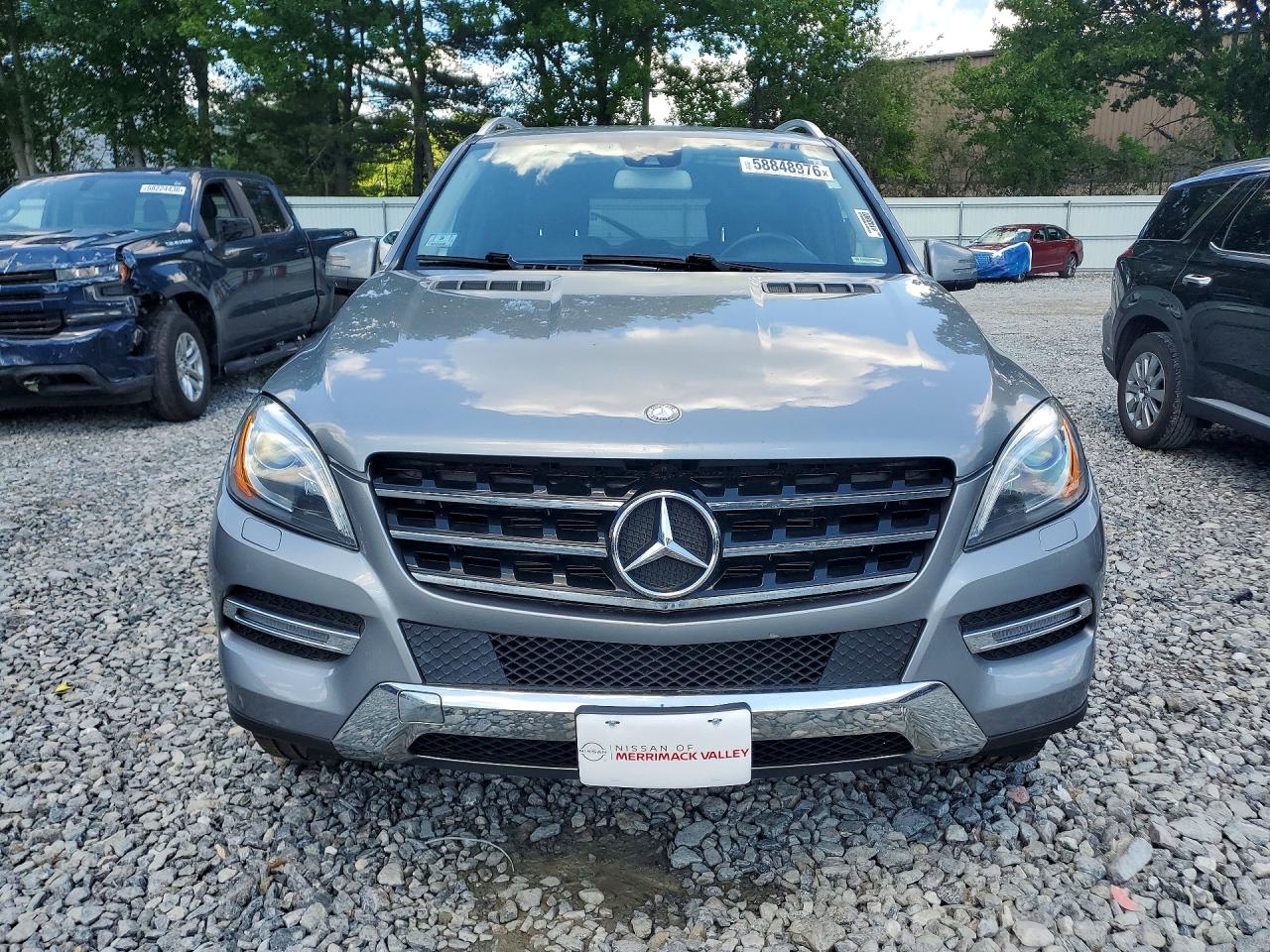 2013 Mercedes-benz Ml 350 4matic Silver vin: 4JGDA5HB1DA154522