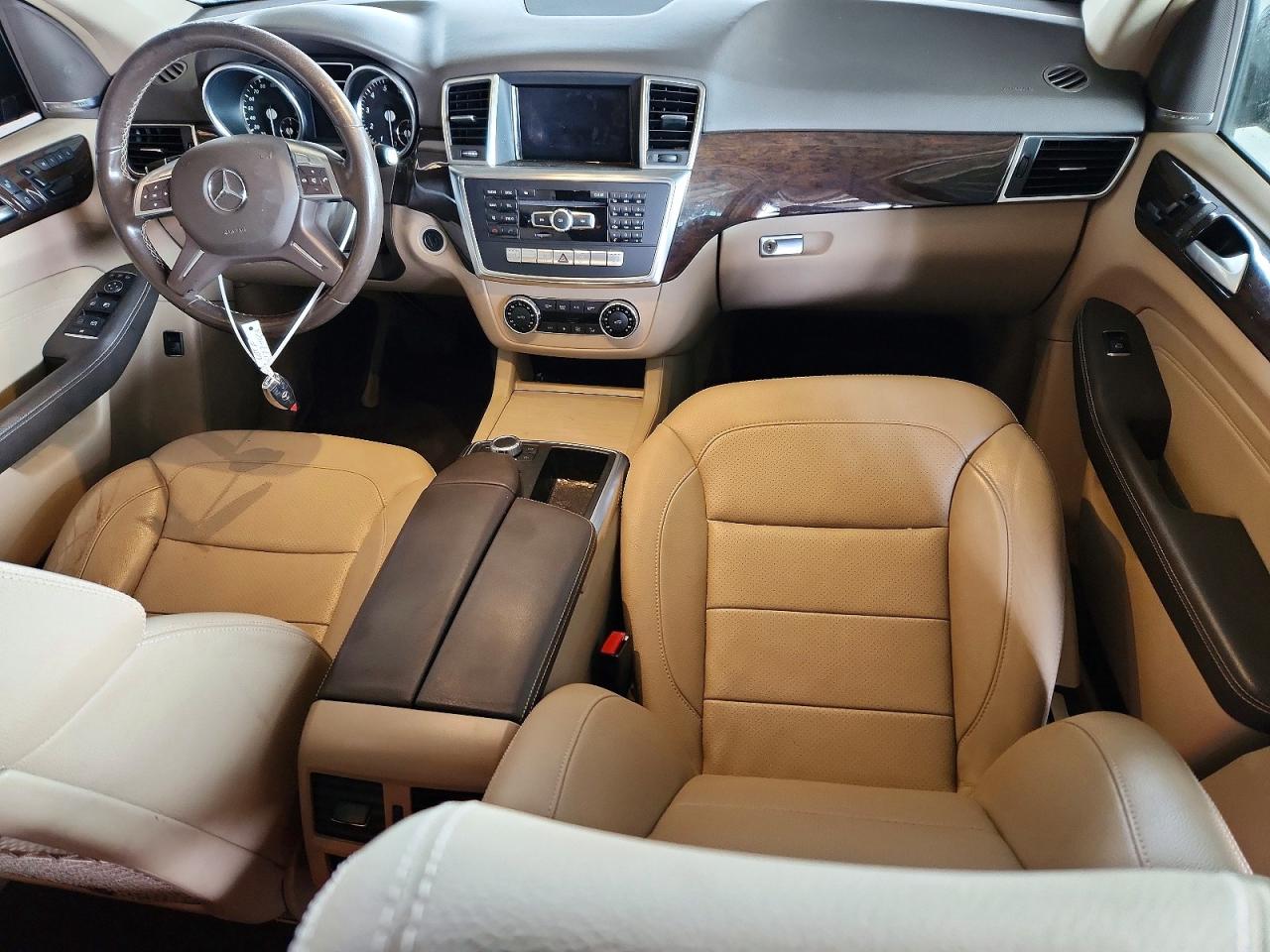 2014 Mercedes-benz Ml 350 4matic Blue vin: 4JGDA5HB1EA338733