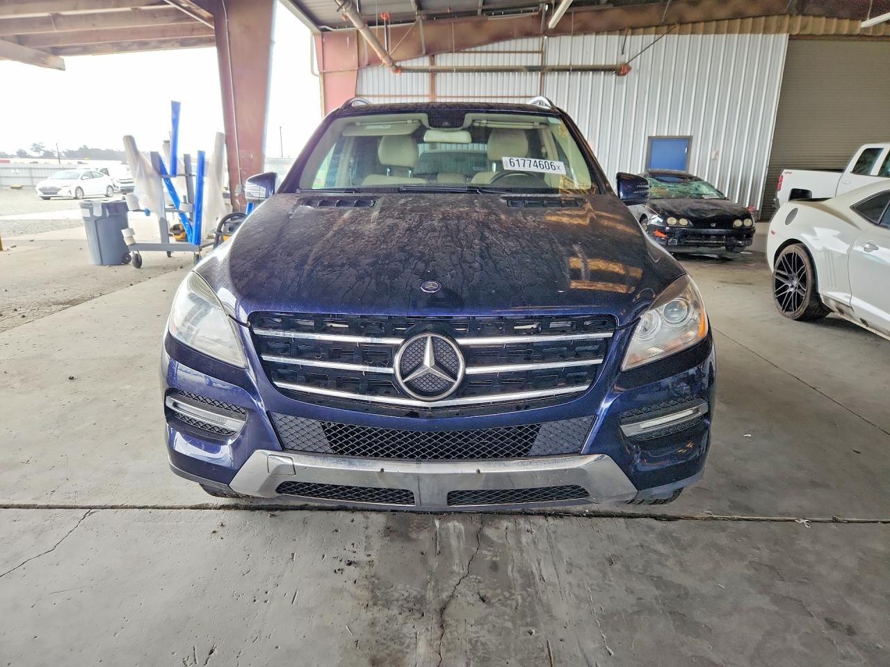 2014 Mercedes-benz Ml 350 4matic Blue vin: 4JGDA5HB1EA338733