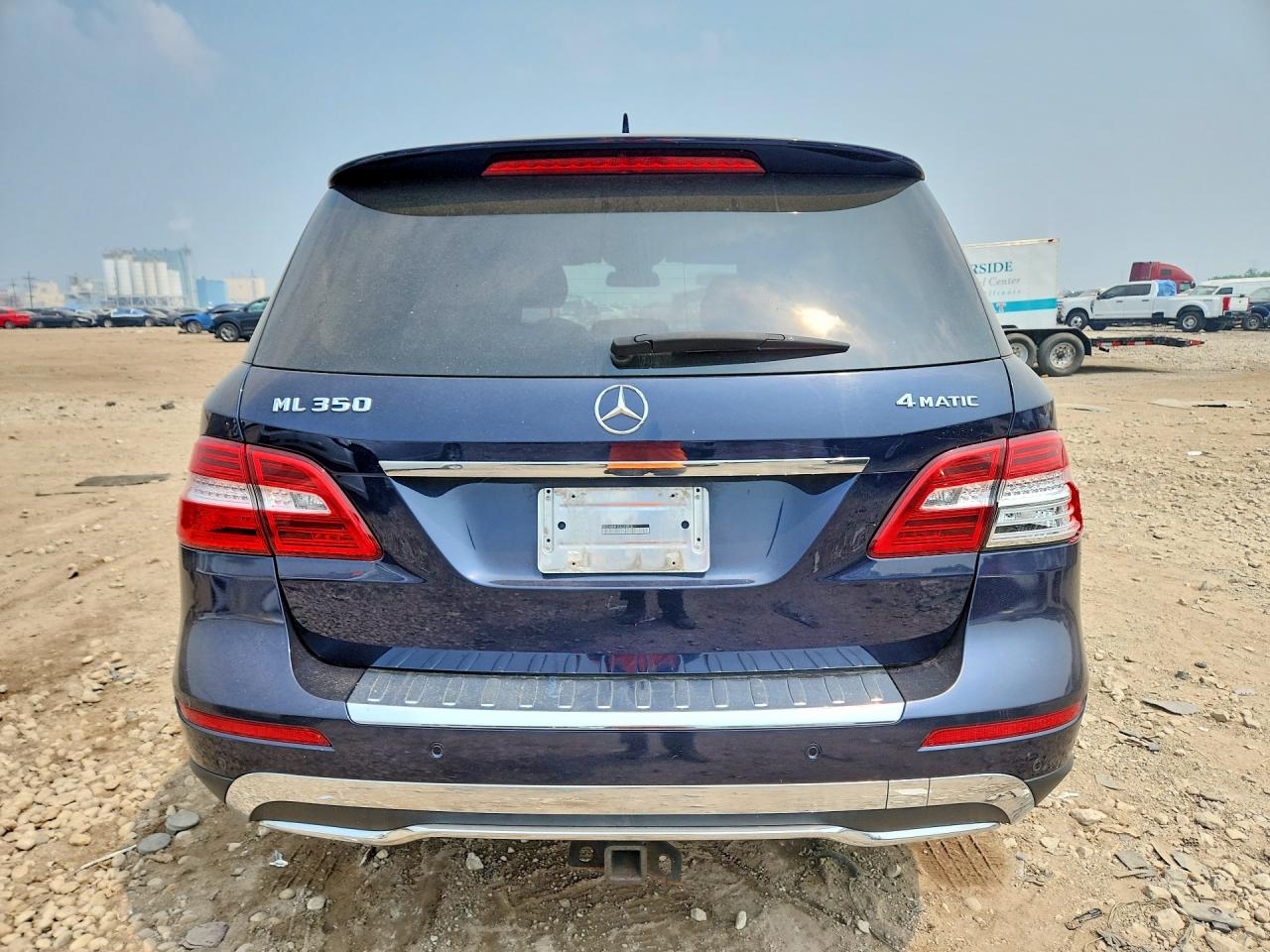 2014 Mercedes-benz Ml 350 4matic Blue vin: 4JGDA5HB1EA339218