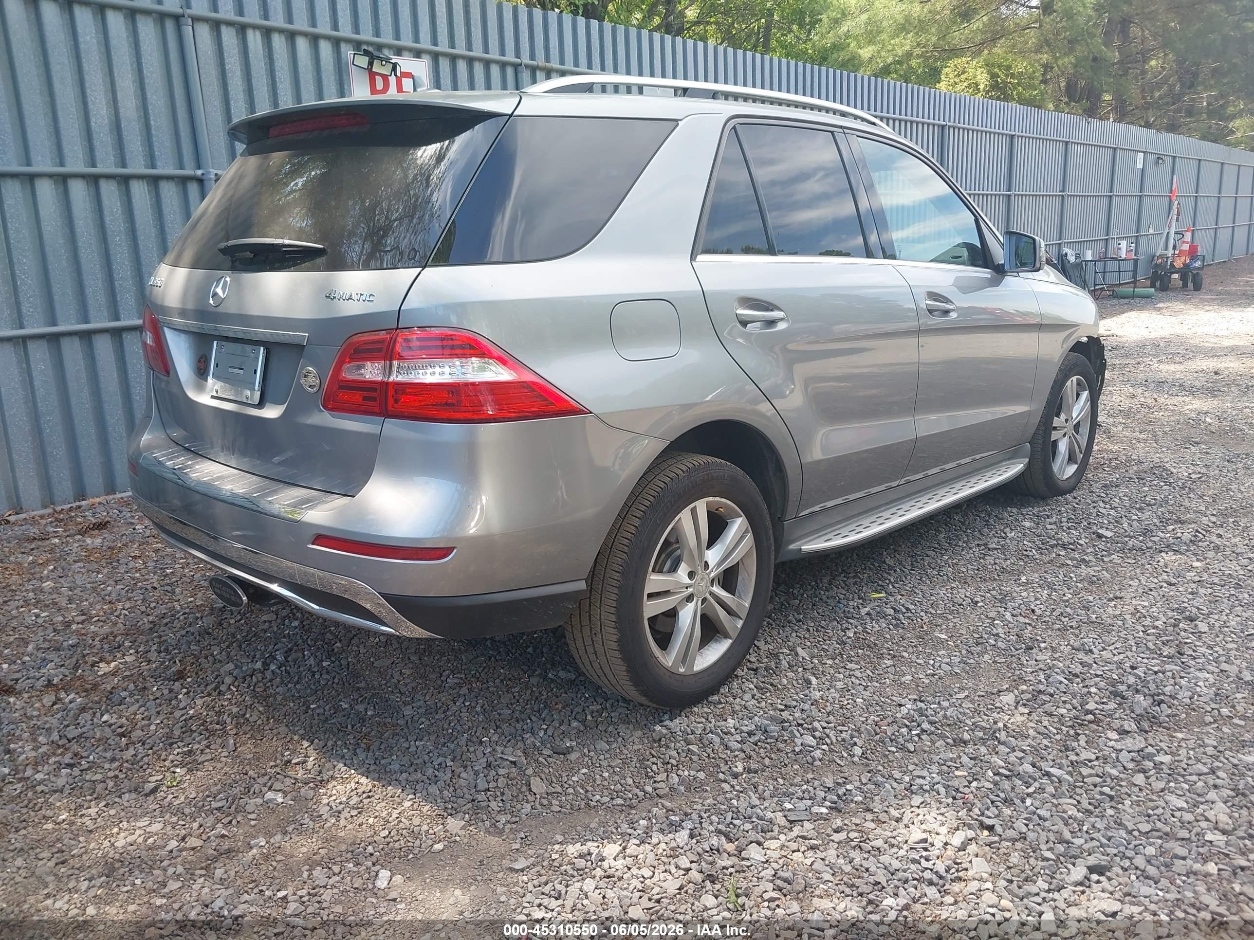 2014 Mercedes-benz Ml 350 4matic Серый vin: 4JGDA5HB1EA341082