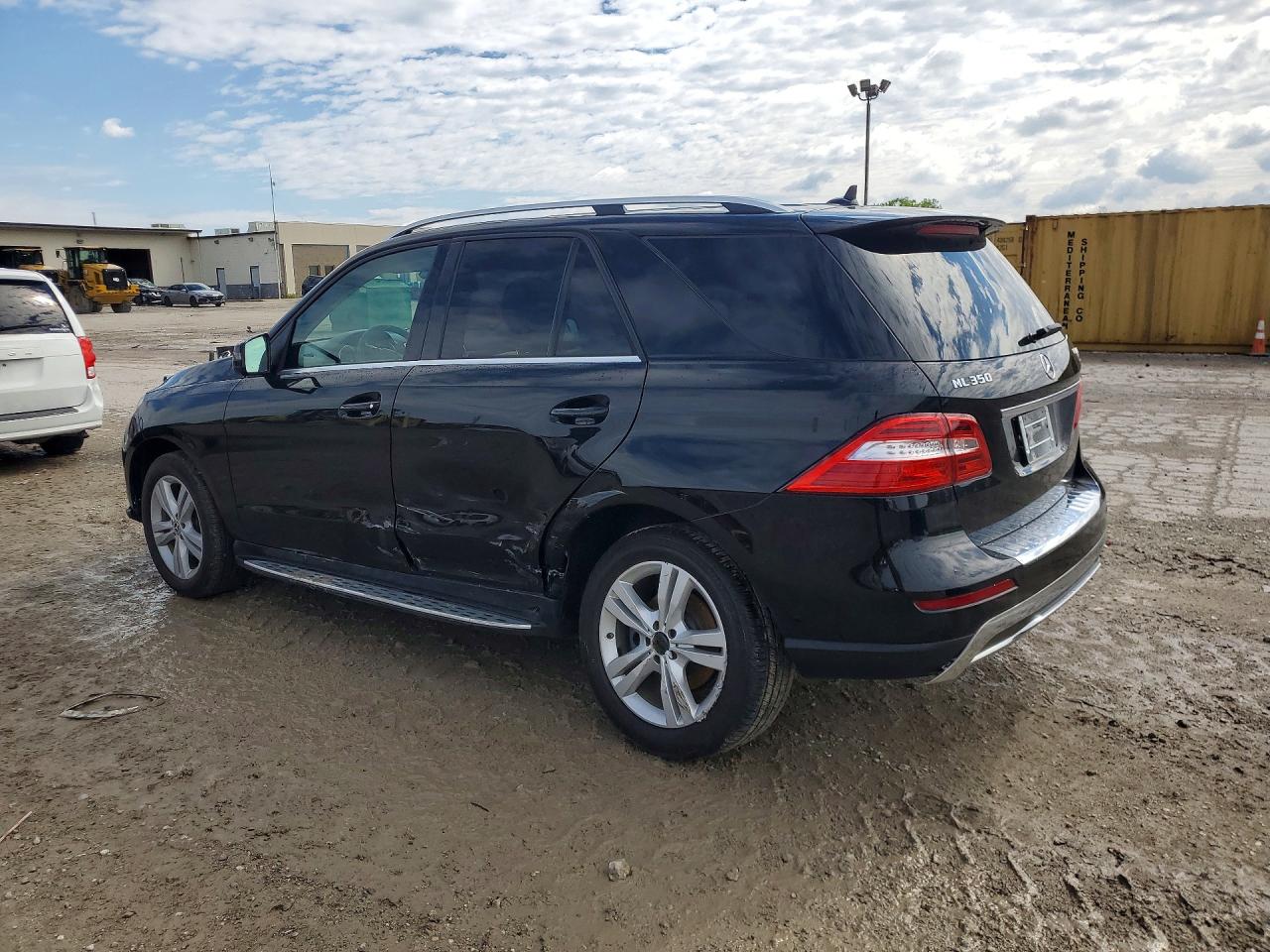 2014 Mercedes-benz Ml 350 4matic Black vin: 4JGDA5HB1EA412667