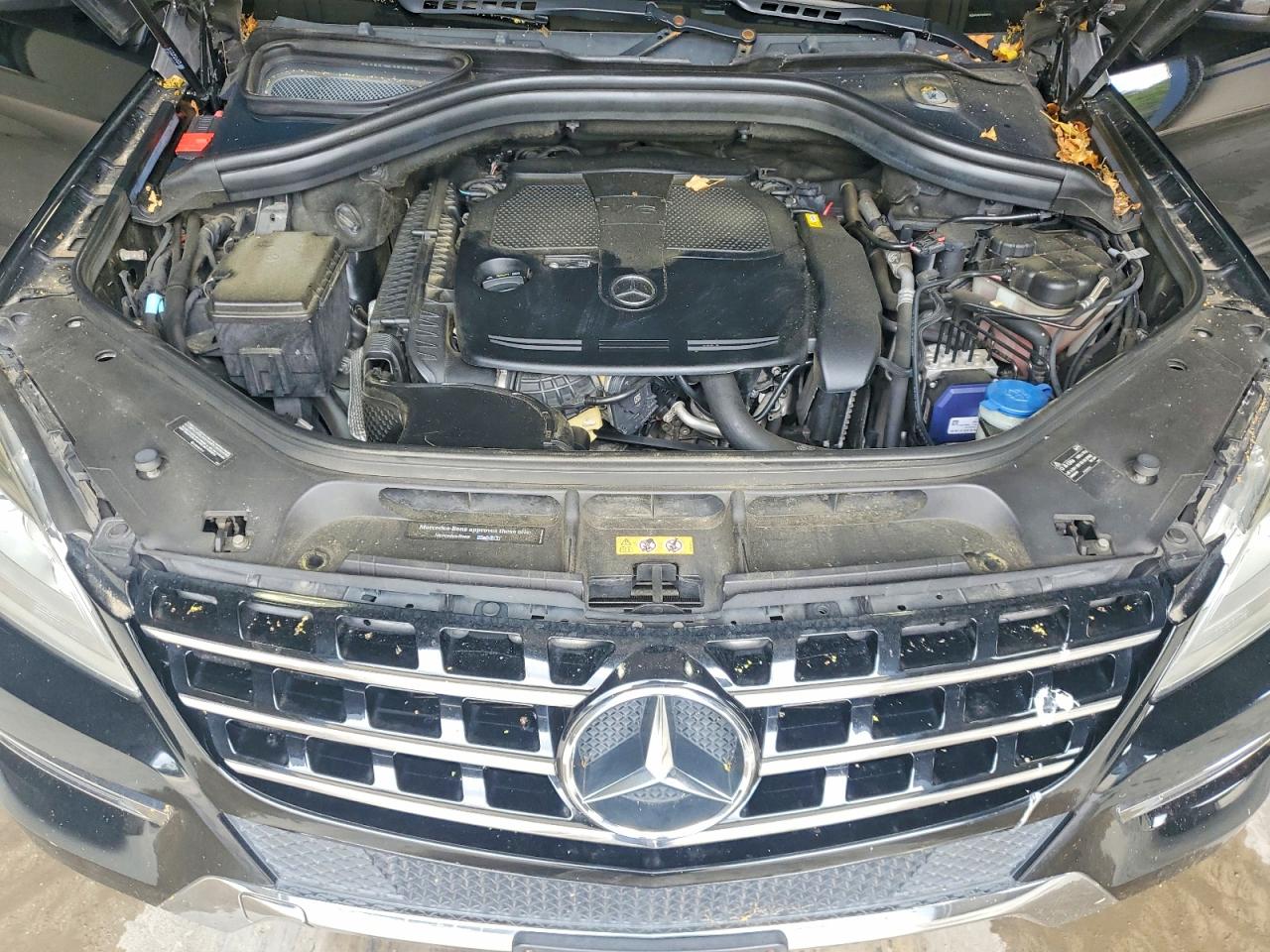 2015 Mercedes-benz Ml 350 4matic Black vin: 4JGDA5HB1FA450434