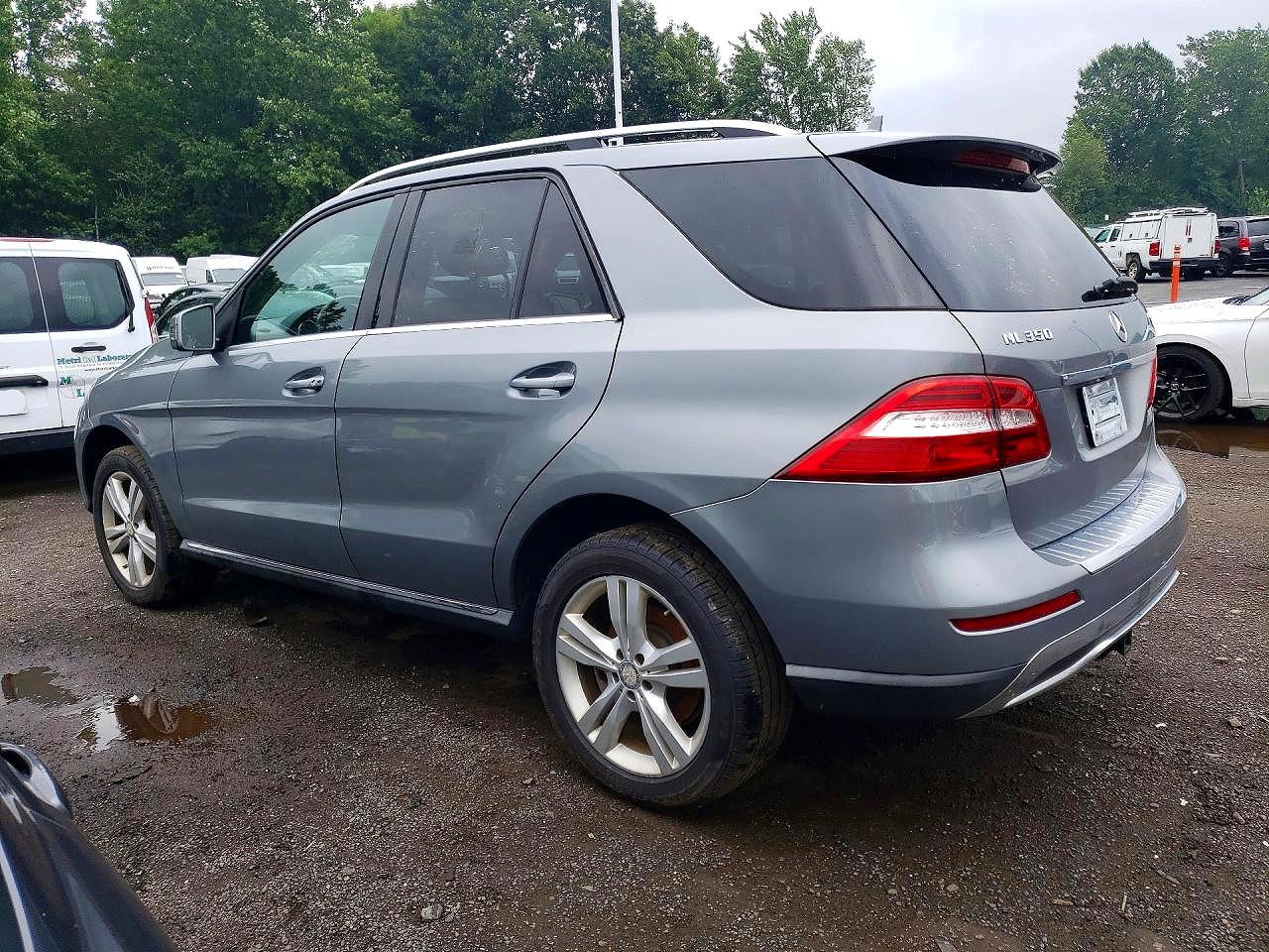 2015 Mercedes-benz Ml 350 4matic Gray vin: 4JGDA5HB1FA460980