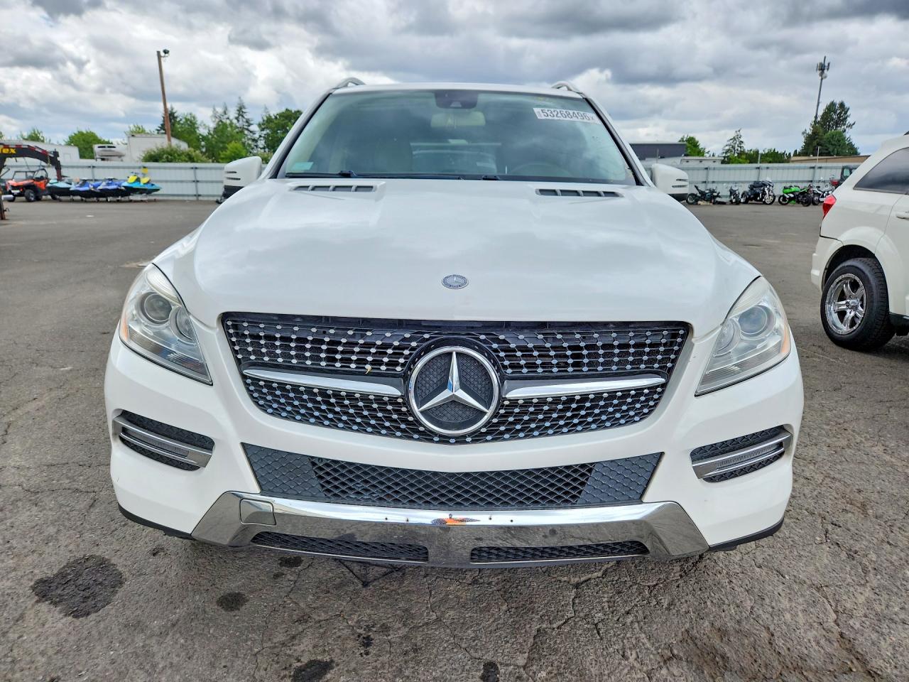 2015 Mercedes-benz Ml 350 4matic Белый vin: 4JGDA5HB1FA495809