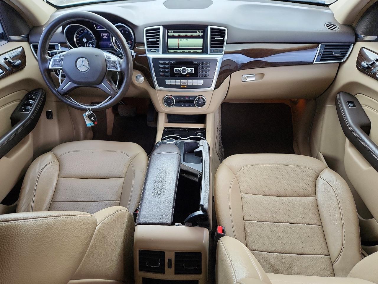 2015 Mercedes-benz Ml 350 4matic Белый vin: 4JGDA5HB1FA495809