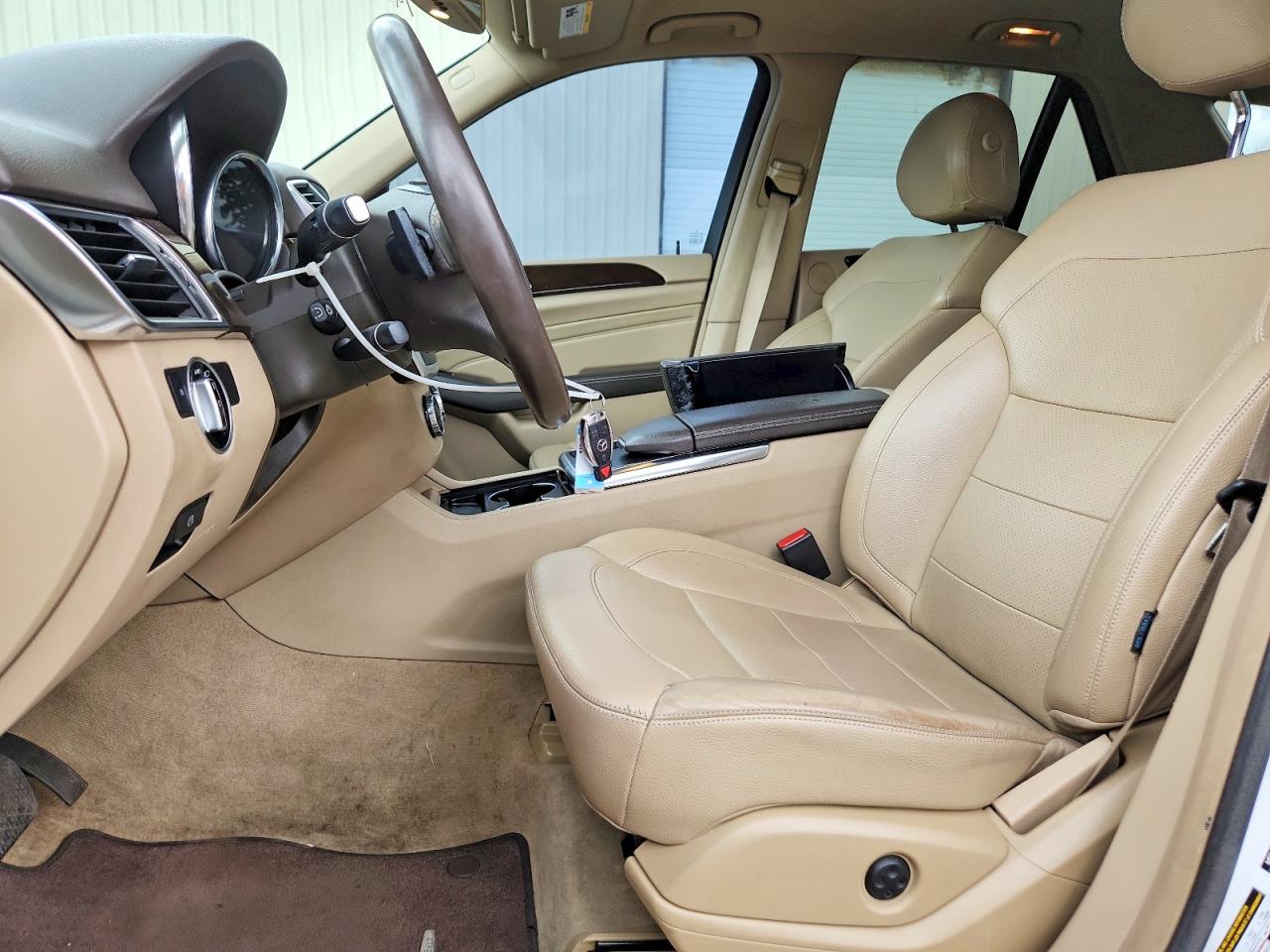 2015 Mercedes-benz Ml 350 4matic Белый vin: 4JGDA5HB1FA495809