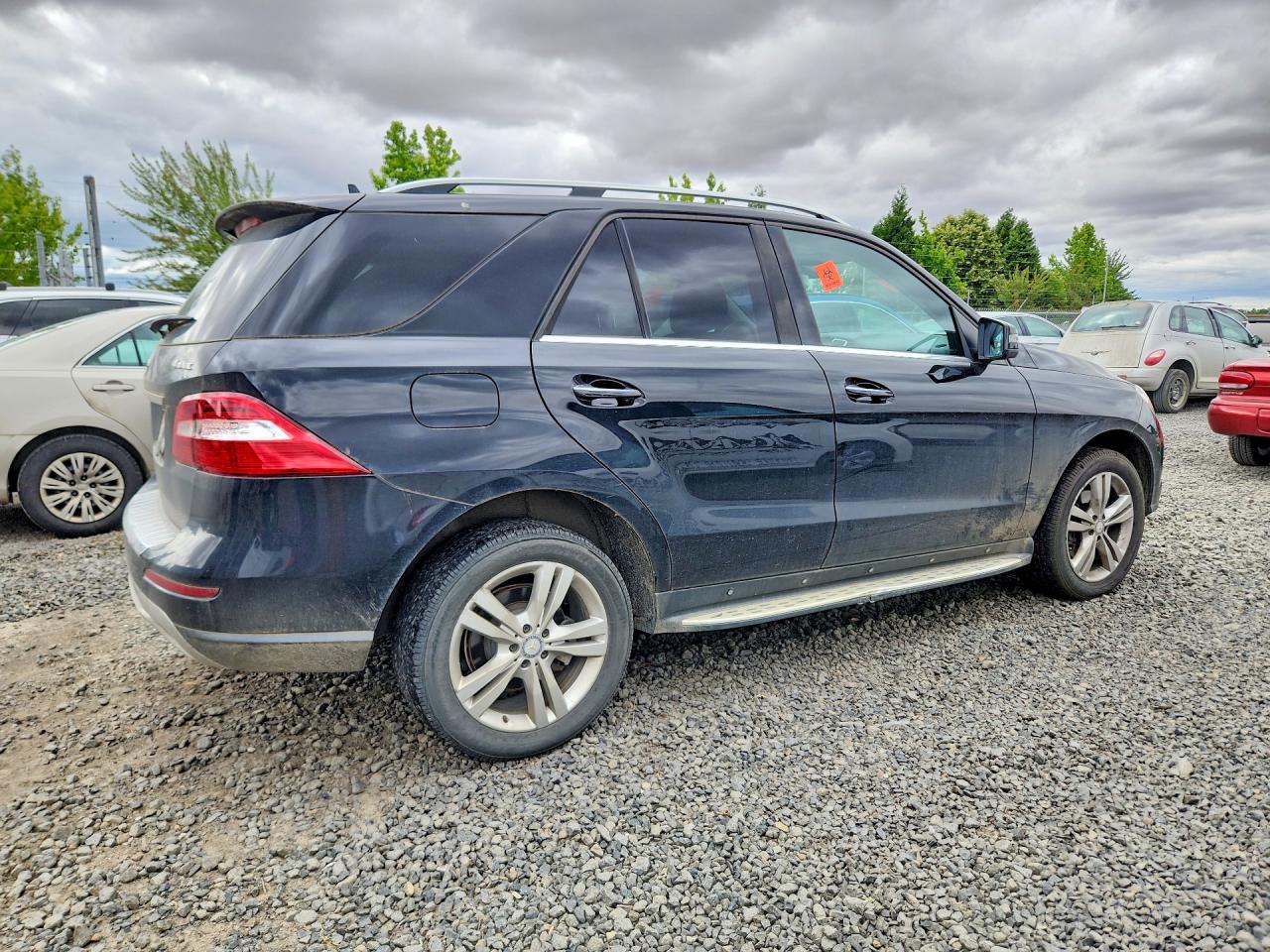 2015 Mercedes-benz Ml 350 4matic Black vin: 4JGDA5HB1FA504122