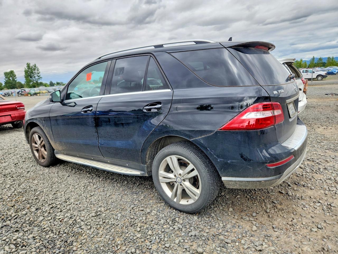 2015 Mercedes-benz Ml 350 4matic Black vin: 4JGDA5HB1FA504122