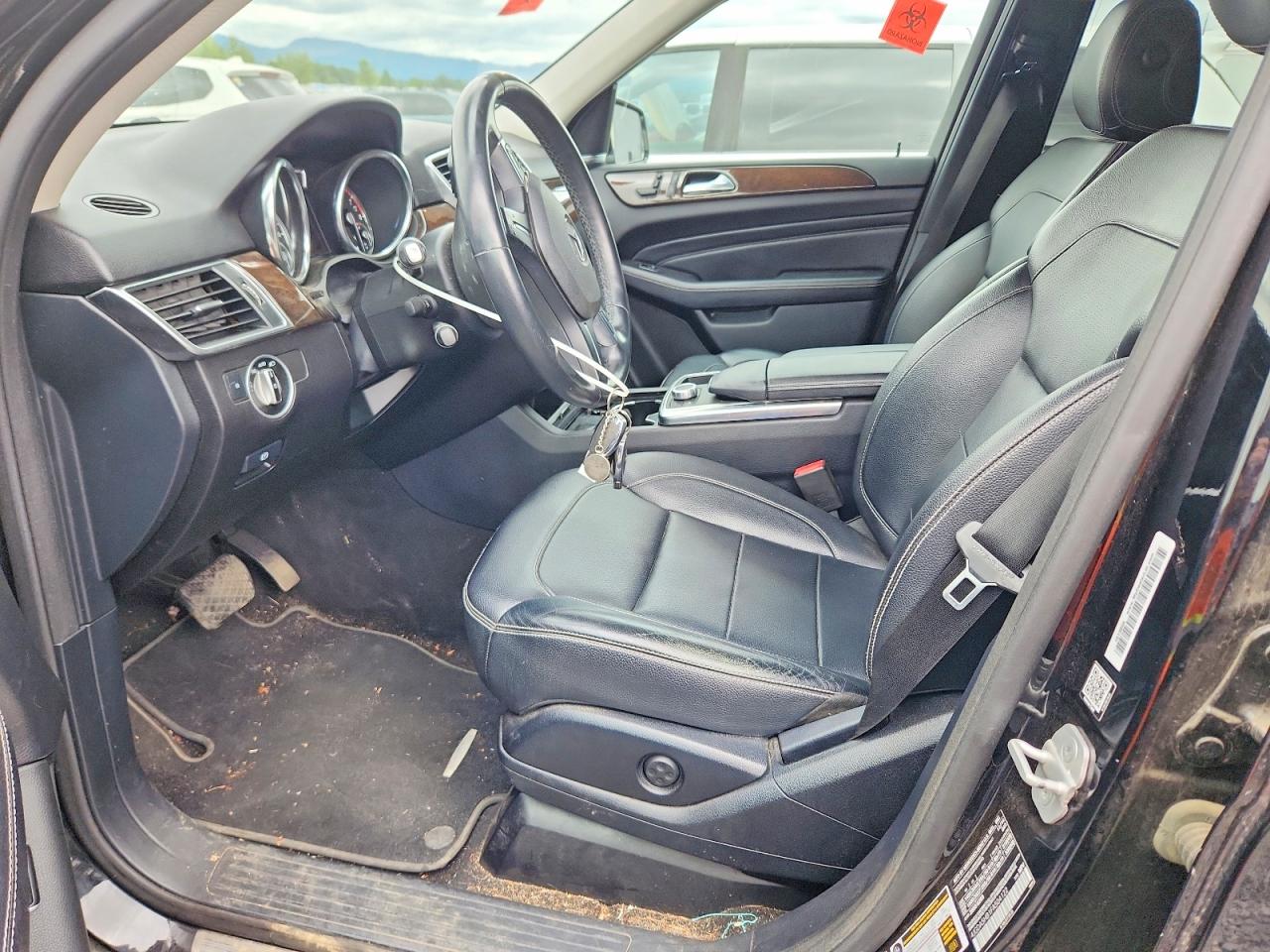 2015 Mercedes-benz Ml 350 4matic Black vin: 4JGDA5HB1FA504122