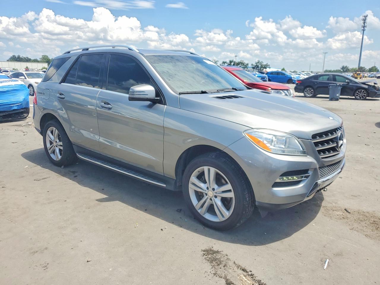2015 Mercedes-benz Ml 350 4matic Gray vin: 4JGDA5HB1FA517842