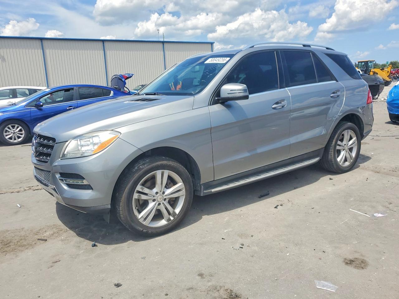 2015 Mercedes-benz Ml 350 4matic Gray vin: 4JGDA5HB1FA517842