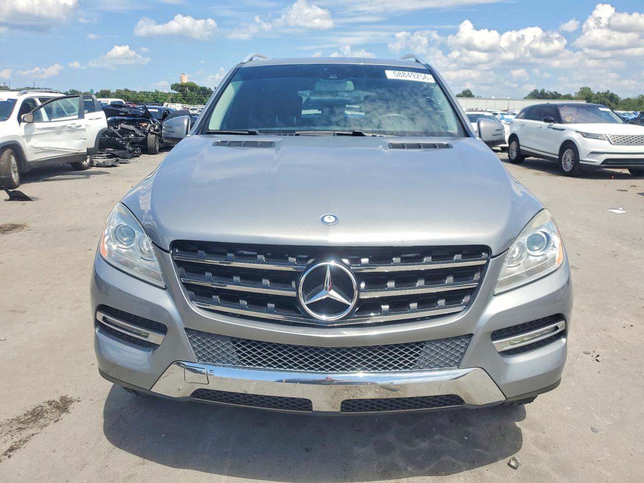 2015 Mercedes-benz Ml 350 4matic Gray vin: 4JGDA5HB1FA517842