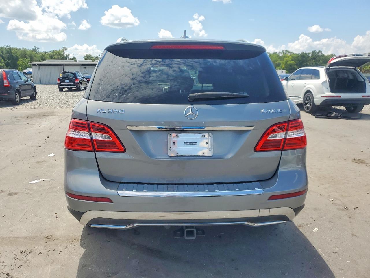 2015 Mercedes-benz Ml 350 4matic Gray vin: 4JGDA5HB1FA517842