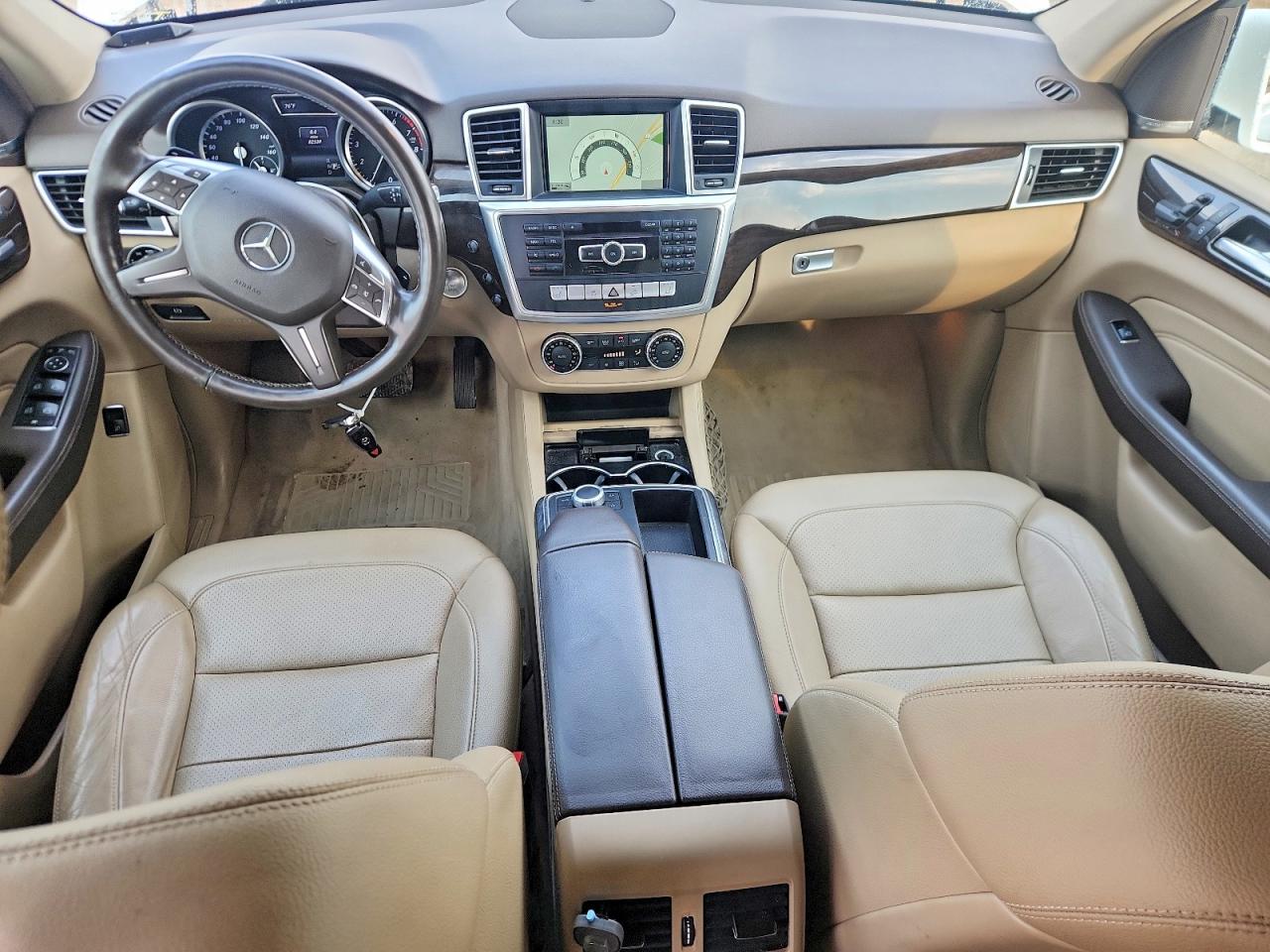 2015 Mercedes-benz Ml 350 4matic White vin: 4JGDA5HB1FA538299