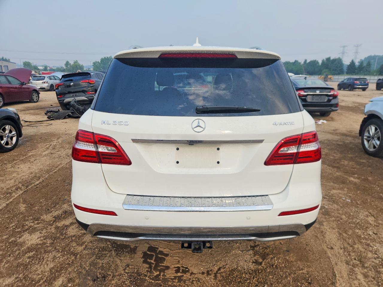 2015 Mercedes-benz Ml 350 4matic White vin: 4JGDA5HB1FA538299