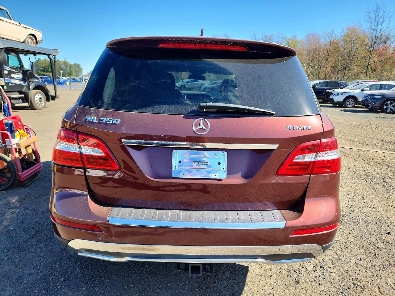 2015 Mercedes-benz Ml 350 4matic Бордовый vin: 4JGDA5HB1FA547374