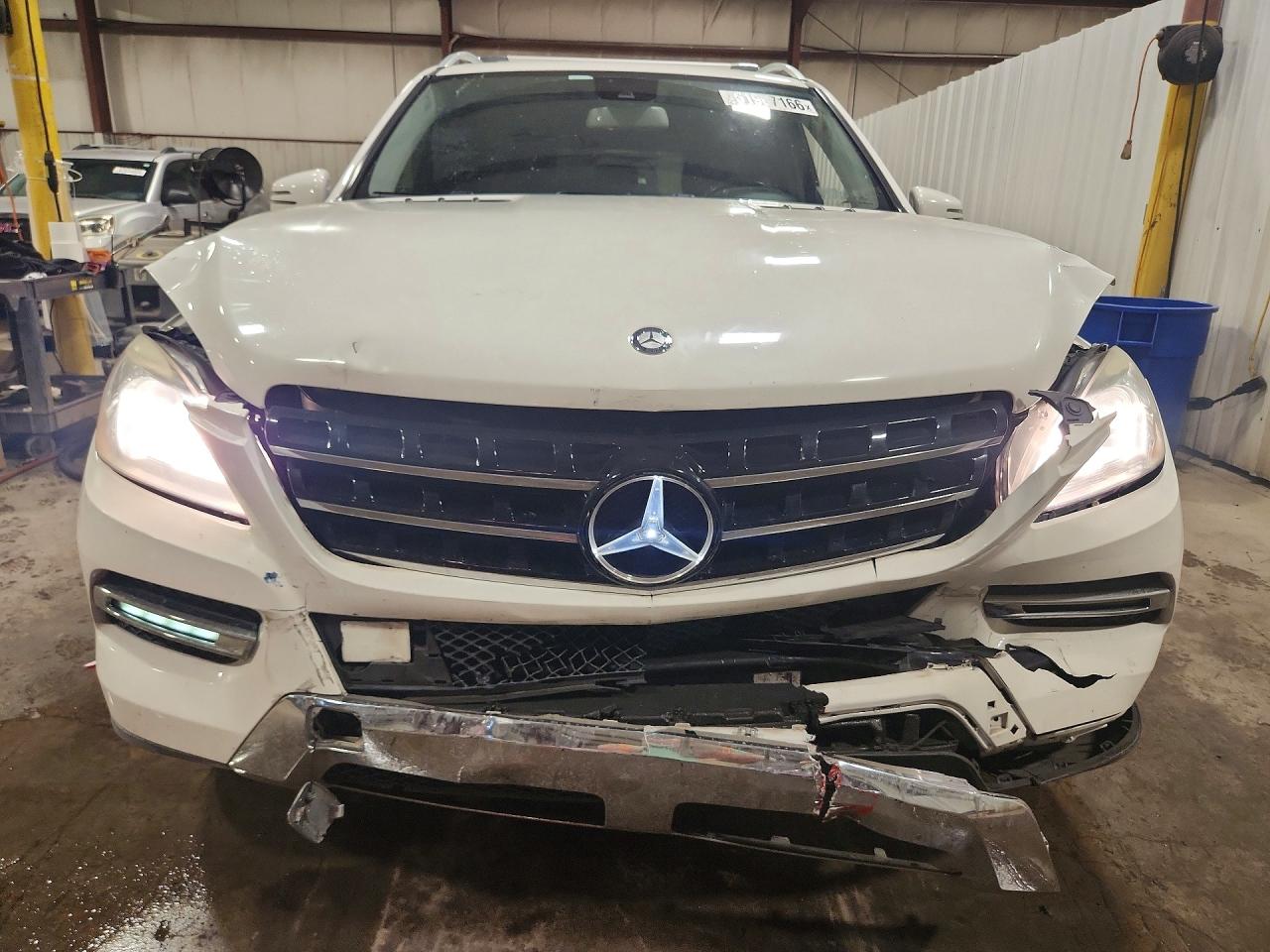 2015 Mercedes-benz Ml 350 4matic White vin: 4JGDA5HB1FA565387
