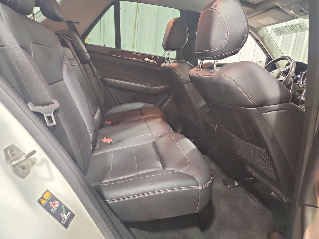 2015 Mercedes-benz Ml 350 4matic White vin: 4JGDA5HB1FA565387