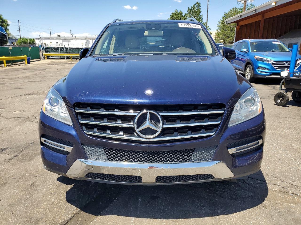 2015 Mercedes-benz Ml 350 4matic Синий vin: 4JGDA5HB1FA565678