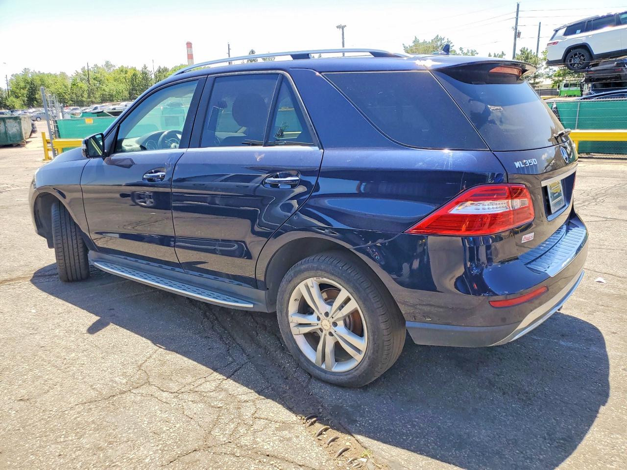 2015 Mercedes-benz Ml 350 4matic Синий vin: 4JGDA5HB1FA565678