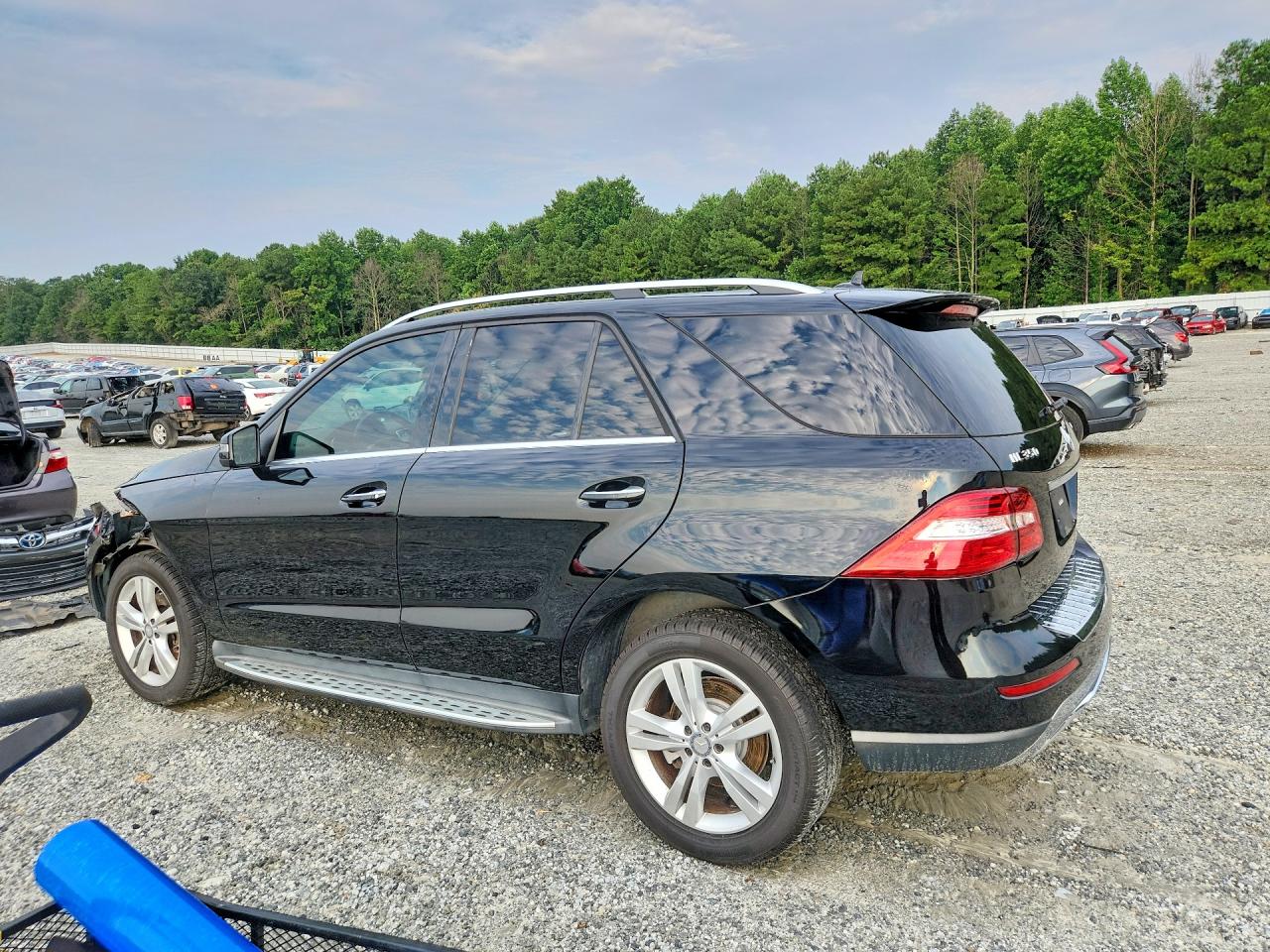 2015 Mercedes-benz Ml 350 4matic Black vin: 4JGDA5HB1FA575854