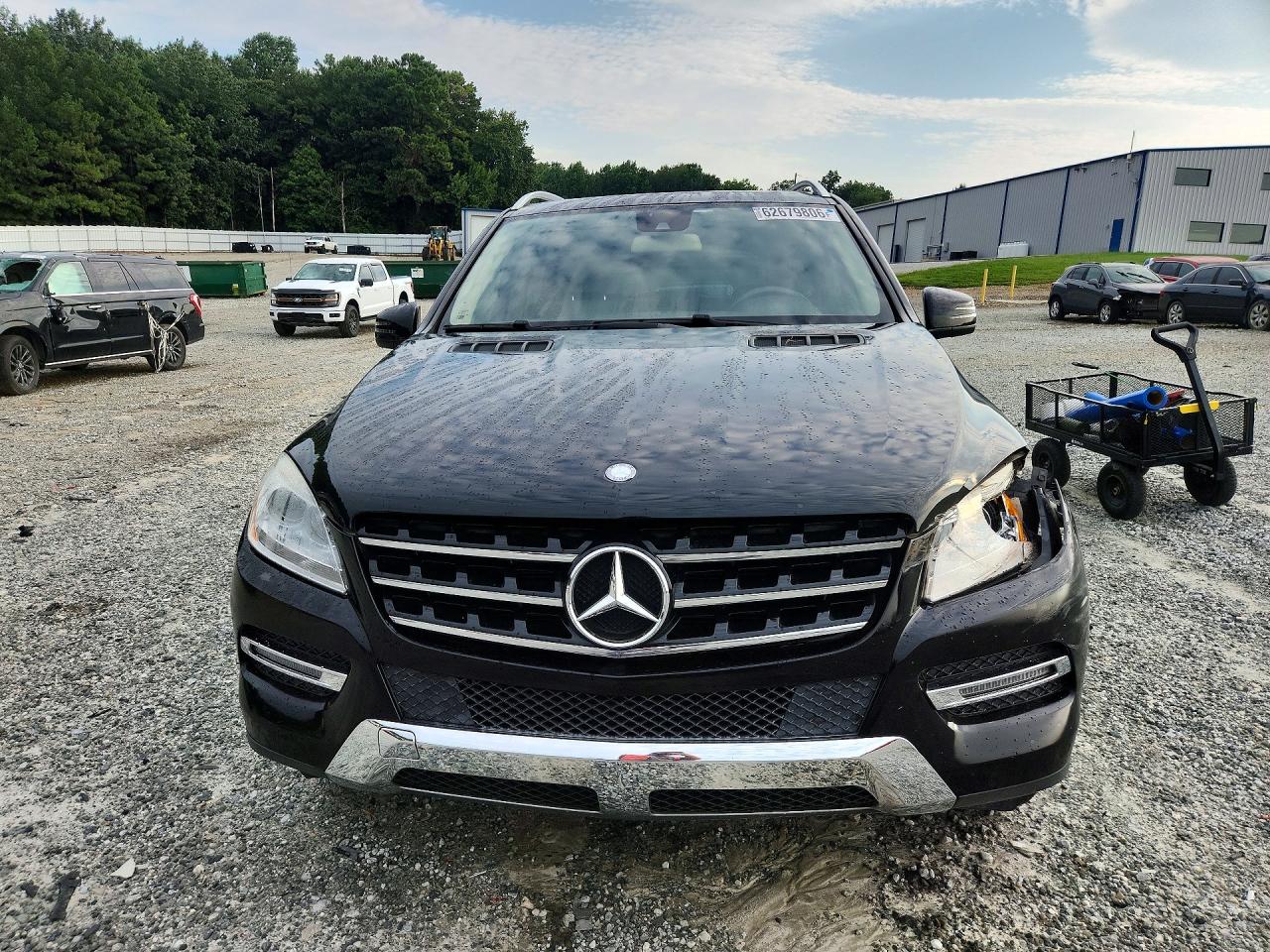 2015 Mercedes-benz Ml 350 4matic Black vin: 4JGDA5HB1FA575854
