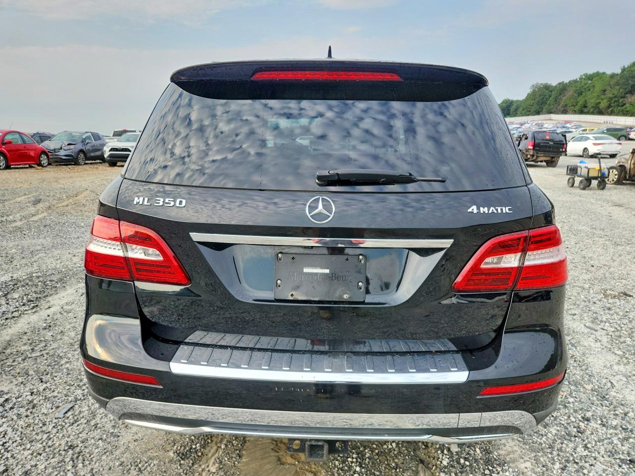 2015 Mercedes-benz Ml 350 4matic Black vin: 4JGDA5HB1FA575854