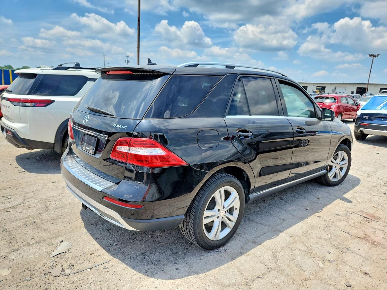 2015 Mercedes-benz Ml 350 4matic Black vin: 4JGDA5HB1FA583307