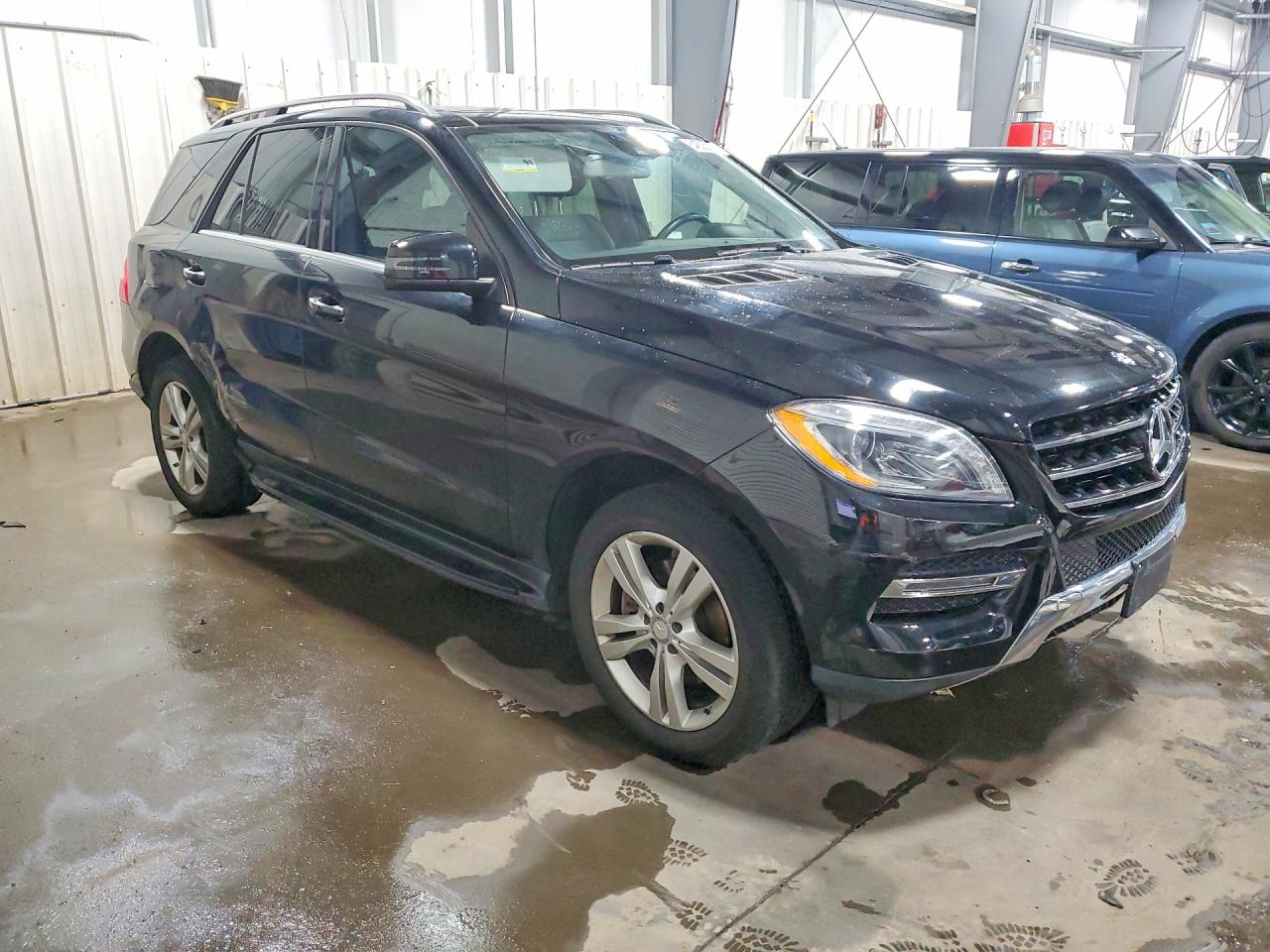 2015 Mercedes-benz Ml 350 4matic Black vin: 4JGDA5HB1FA598499