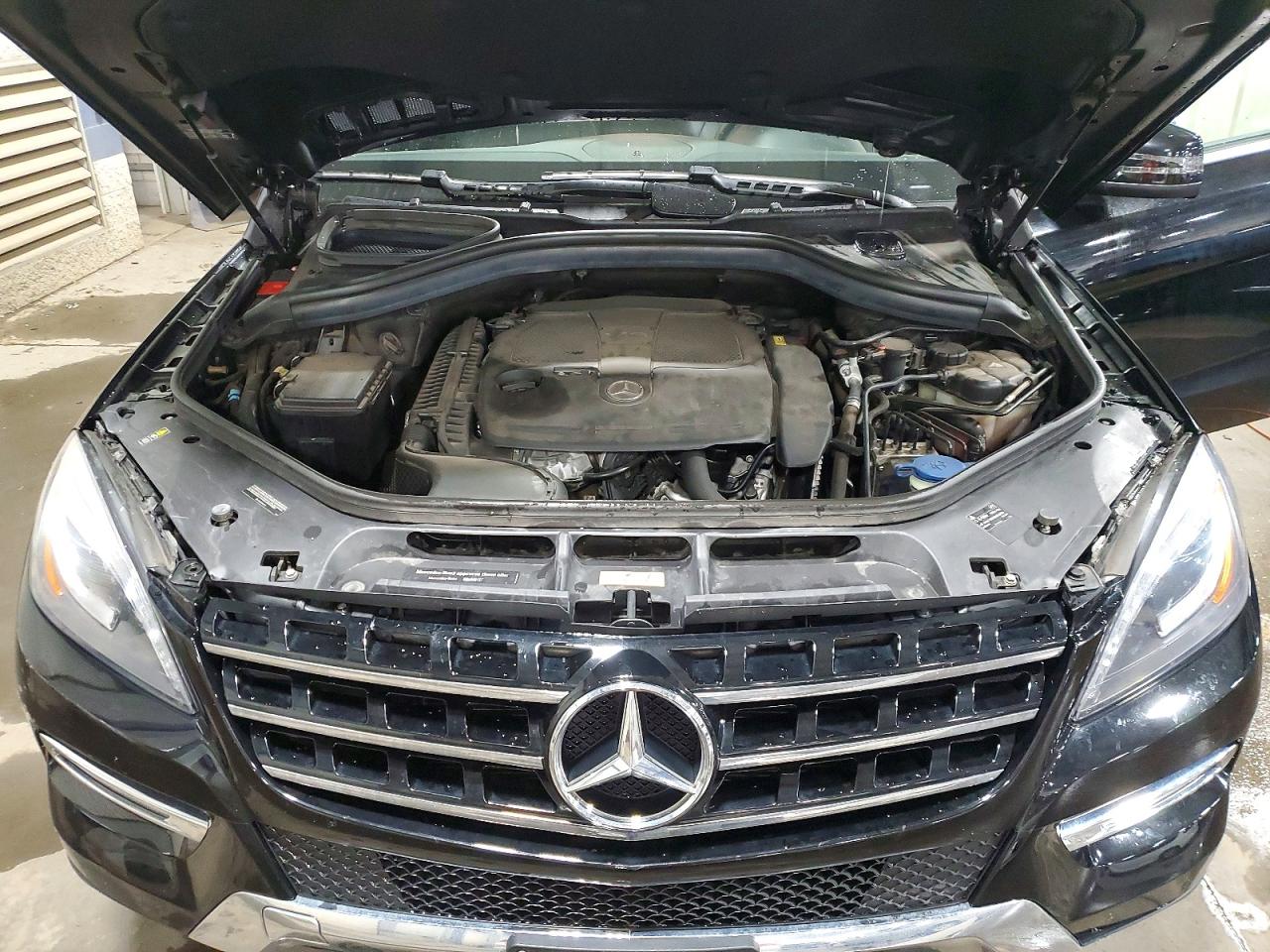2015 Mercedes-benz Ml 350 4matic Black vin: 4JGDA5HB1FA598499