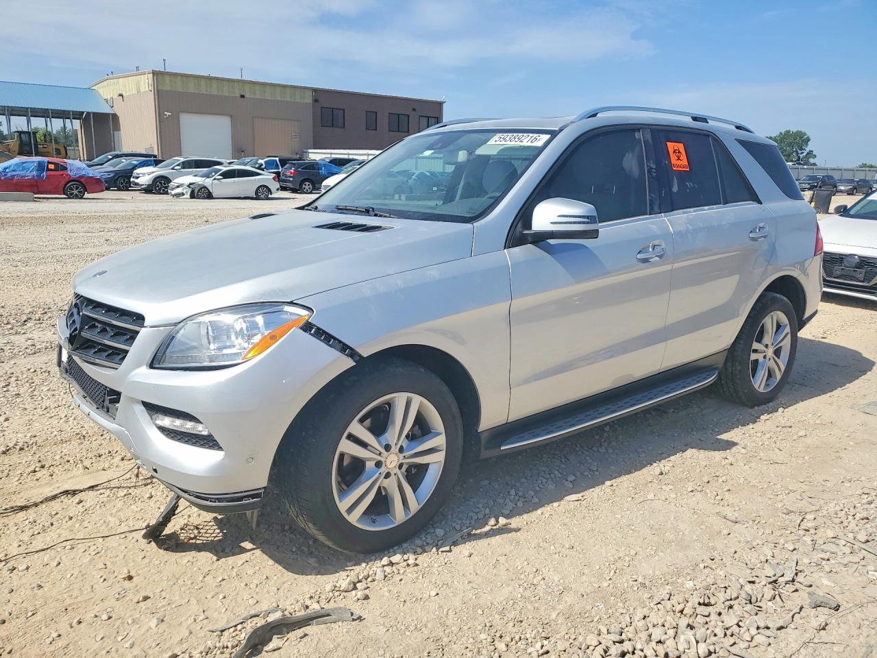 2015 Mercedes-benz Ml 350 4matic Серебряный vin: 4JGDA5HB1FA603801