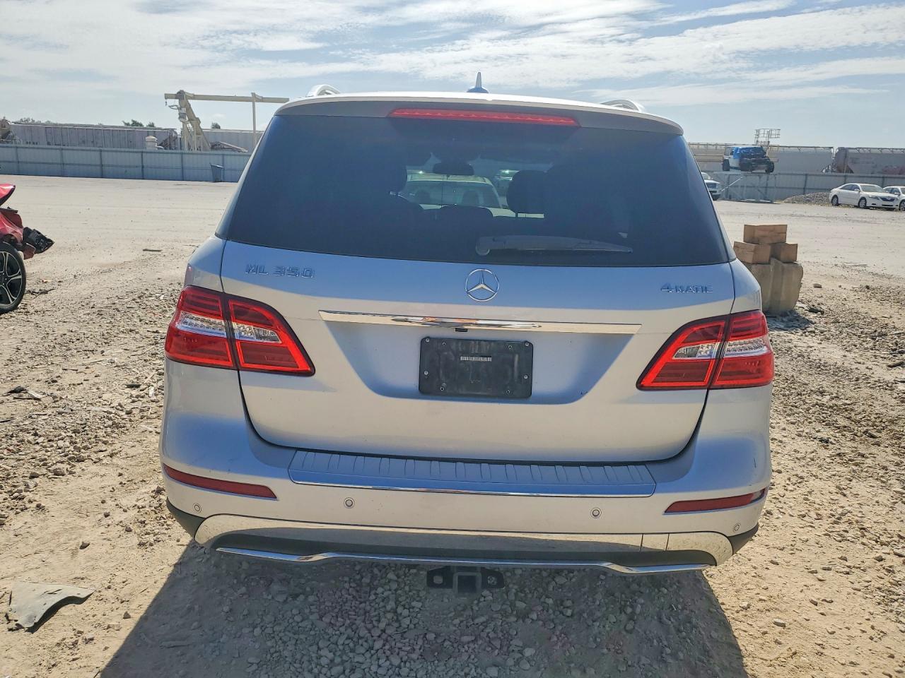2015 Mercedes-benz Ml 350 4matic Silver vin: 4JGDA5HB1FA603801